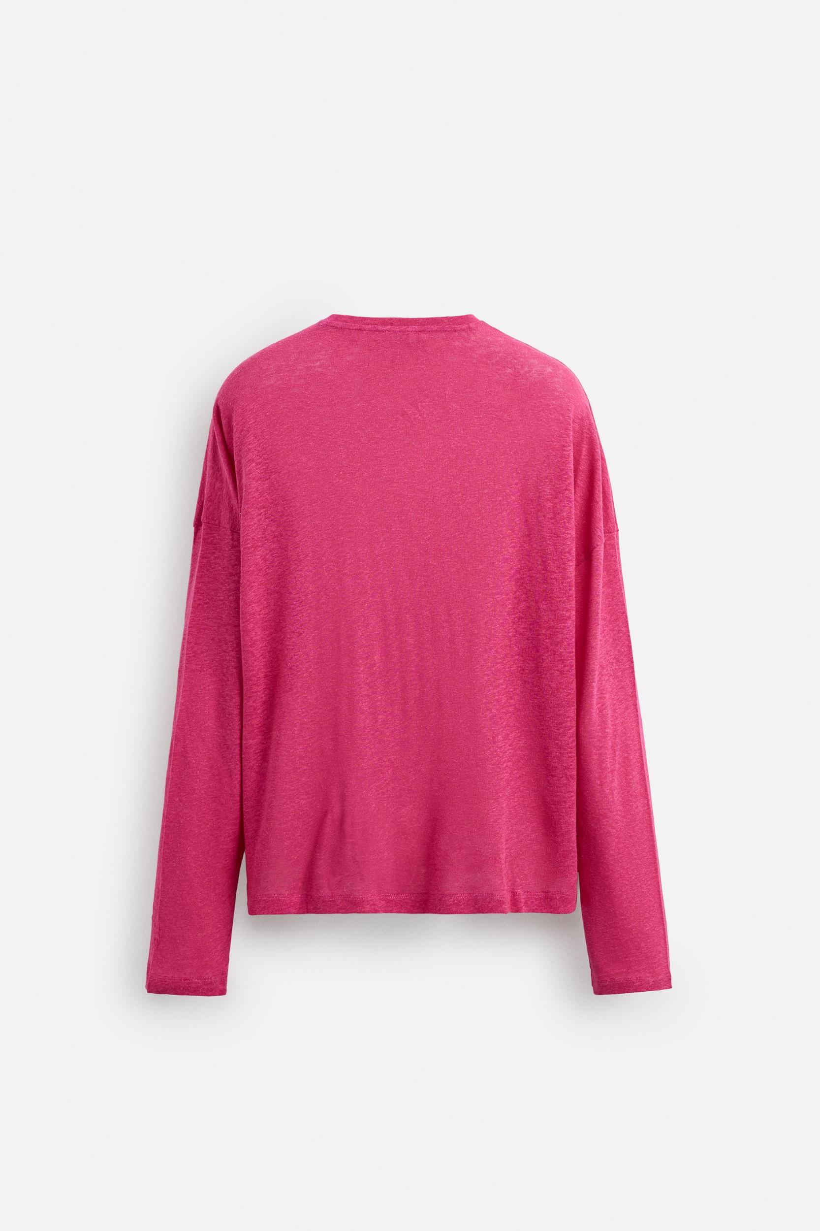 VISCOSE LINEN T-SHIRT Product Image