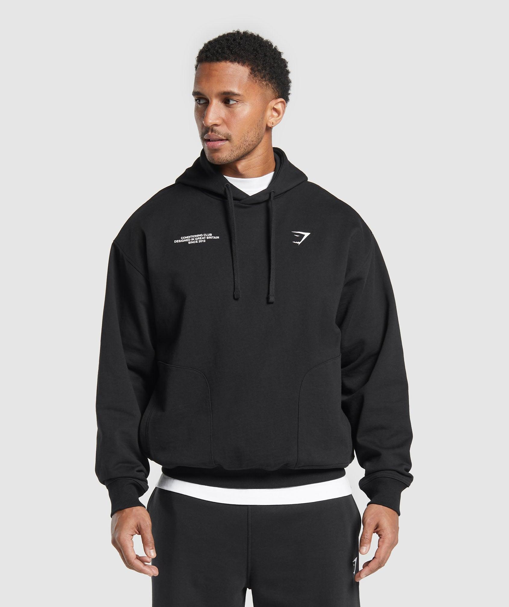 Gymshark Conditioning Club Hoodie - Black Male Product Image
