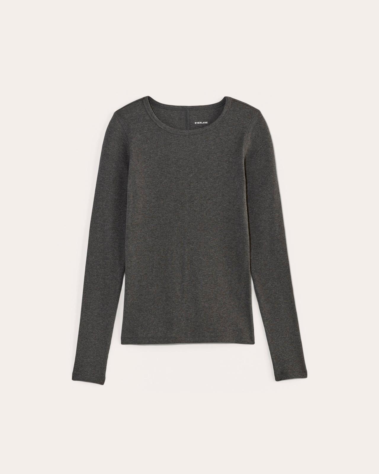 Womens Luxe Rib Long-Sleeve Crew Sweater by Everlane Product Image