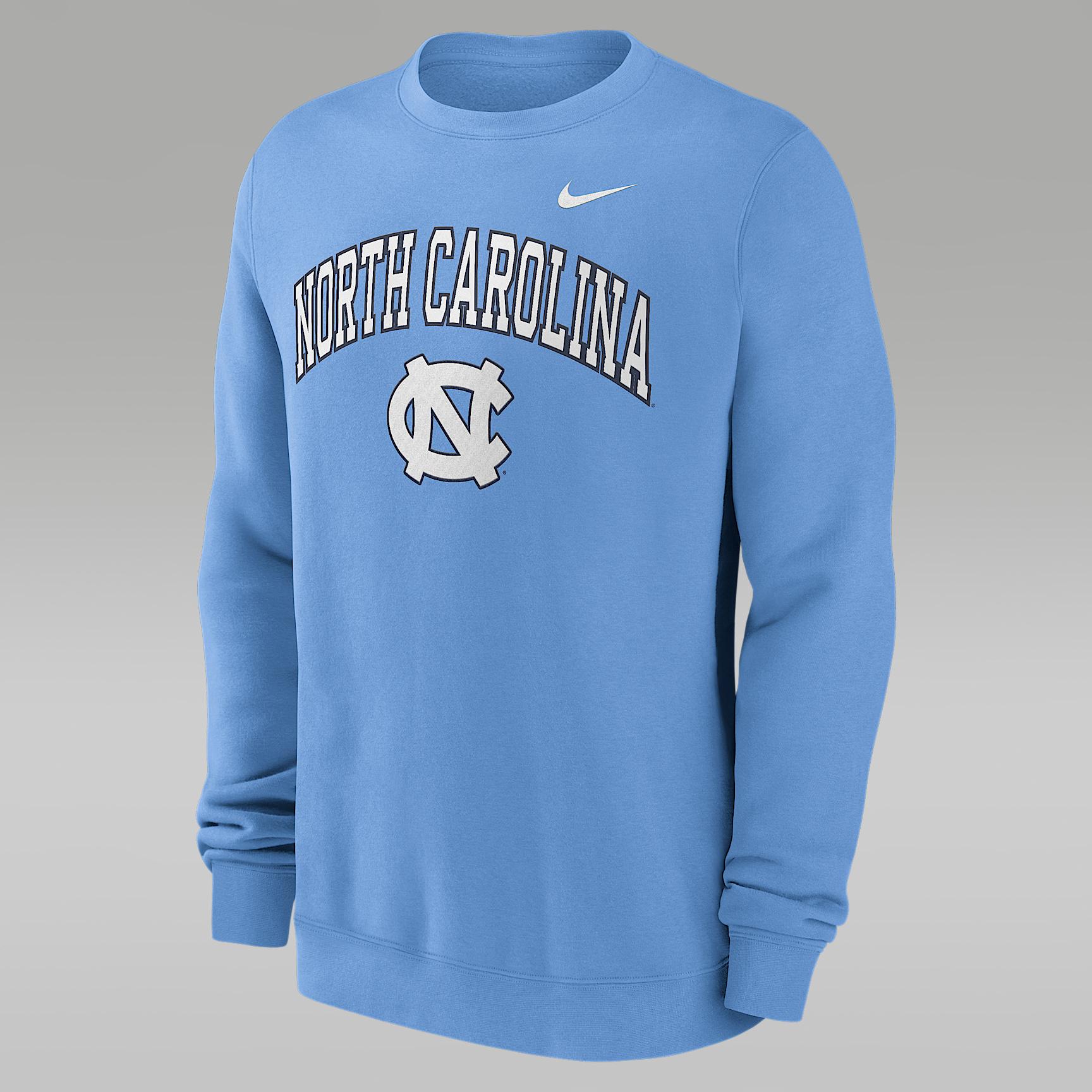 North Carolina Arch Nike Mens College Pullover Crew | NKPU4EYNCN-Y48 Product Image