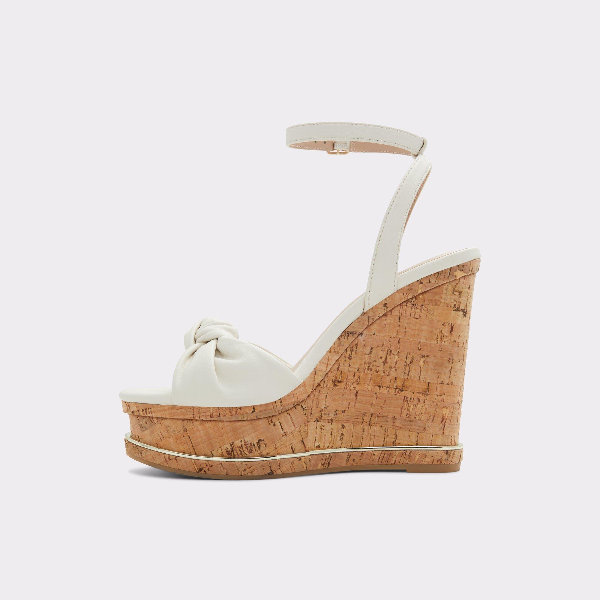 Barykin Open White Women's Wedges | ALDO US Product Image