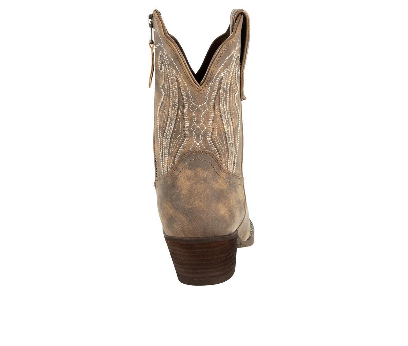 Women's Durango Crush Distressed Shortie Western Boots Product Image