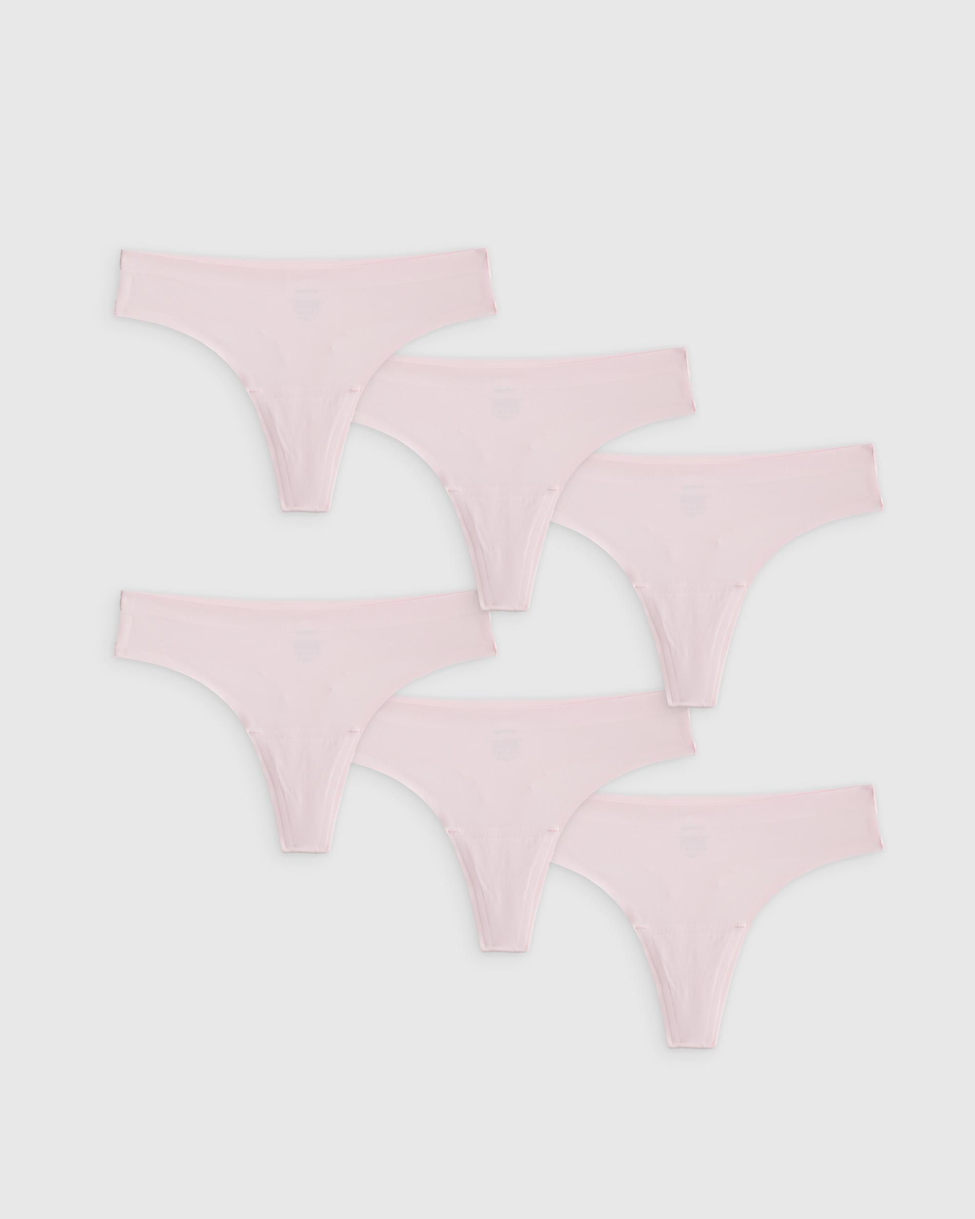 Quince | Women's Invisible Bonded Thong Size XL, Nylon/Spandex Product Image