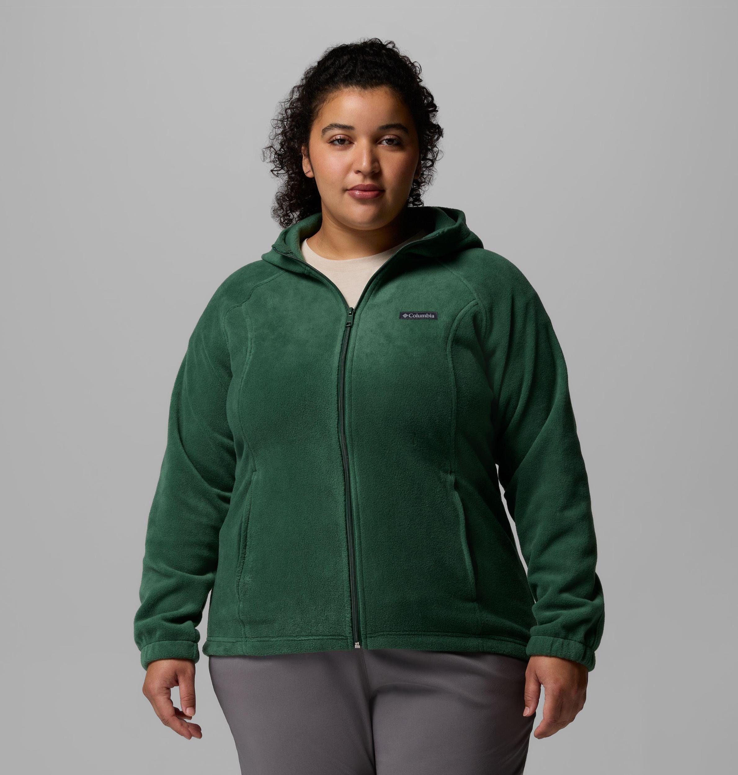 Columbia Womens Benton Springs Full Zip Fleece Hoodie - Plus Size- Product Image