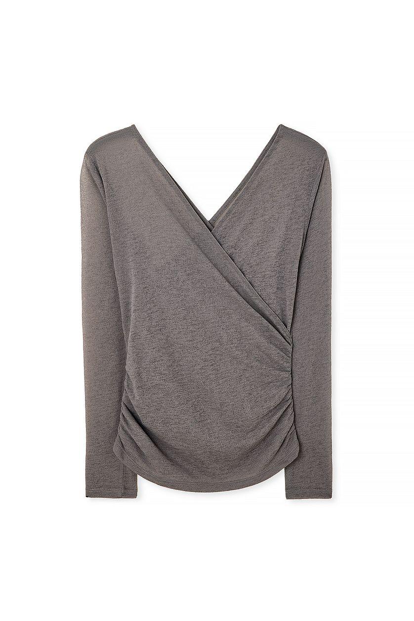 Draped Jersey Top Product Image