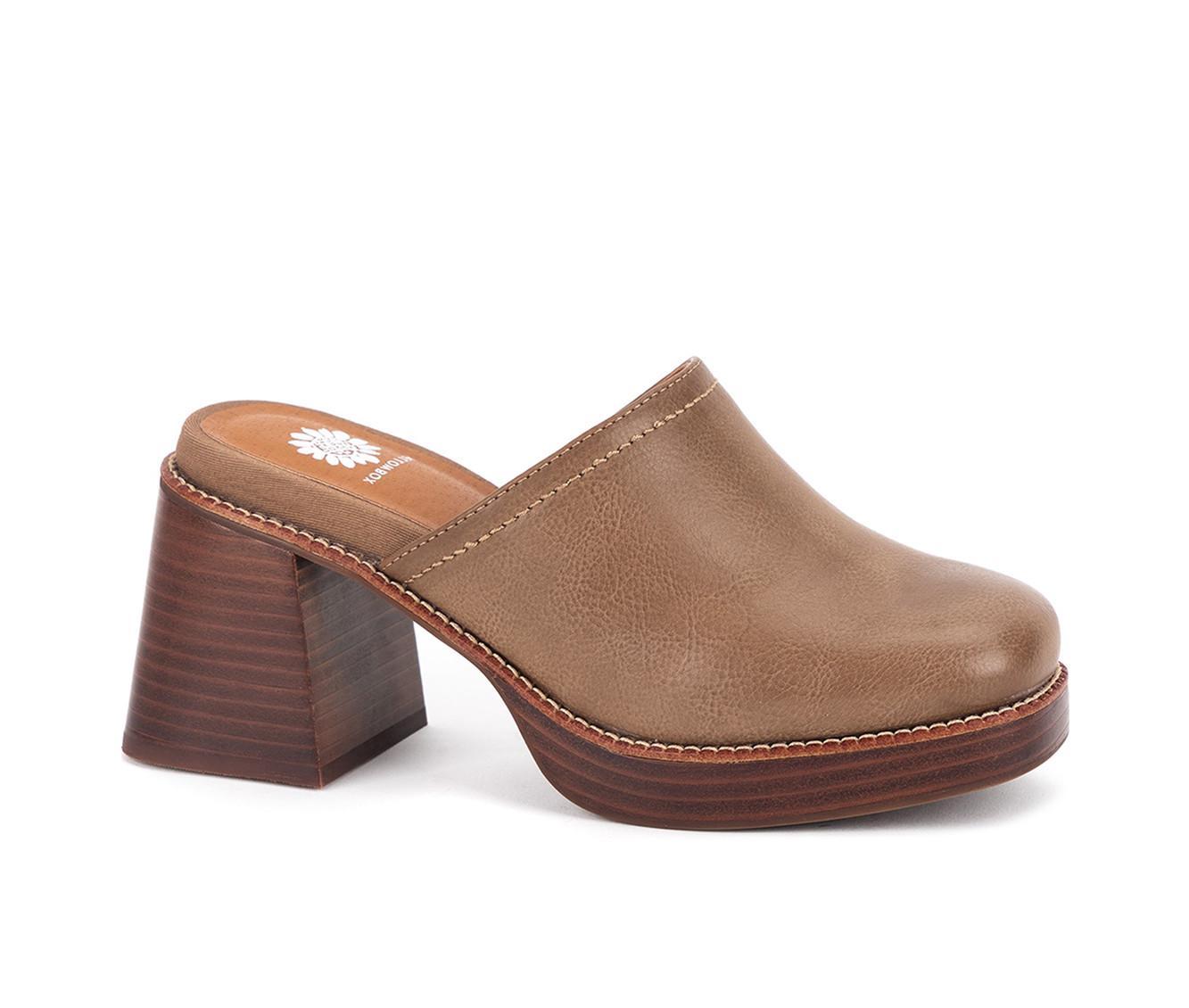 Women's Yellow Box Ivaria Platform Clogs Product Image
