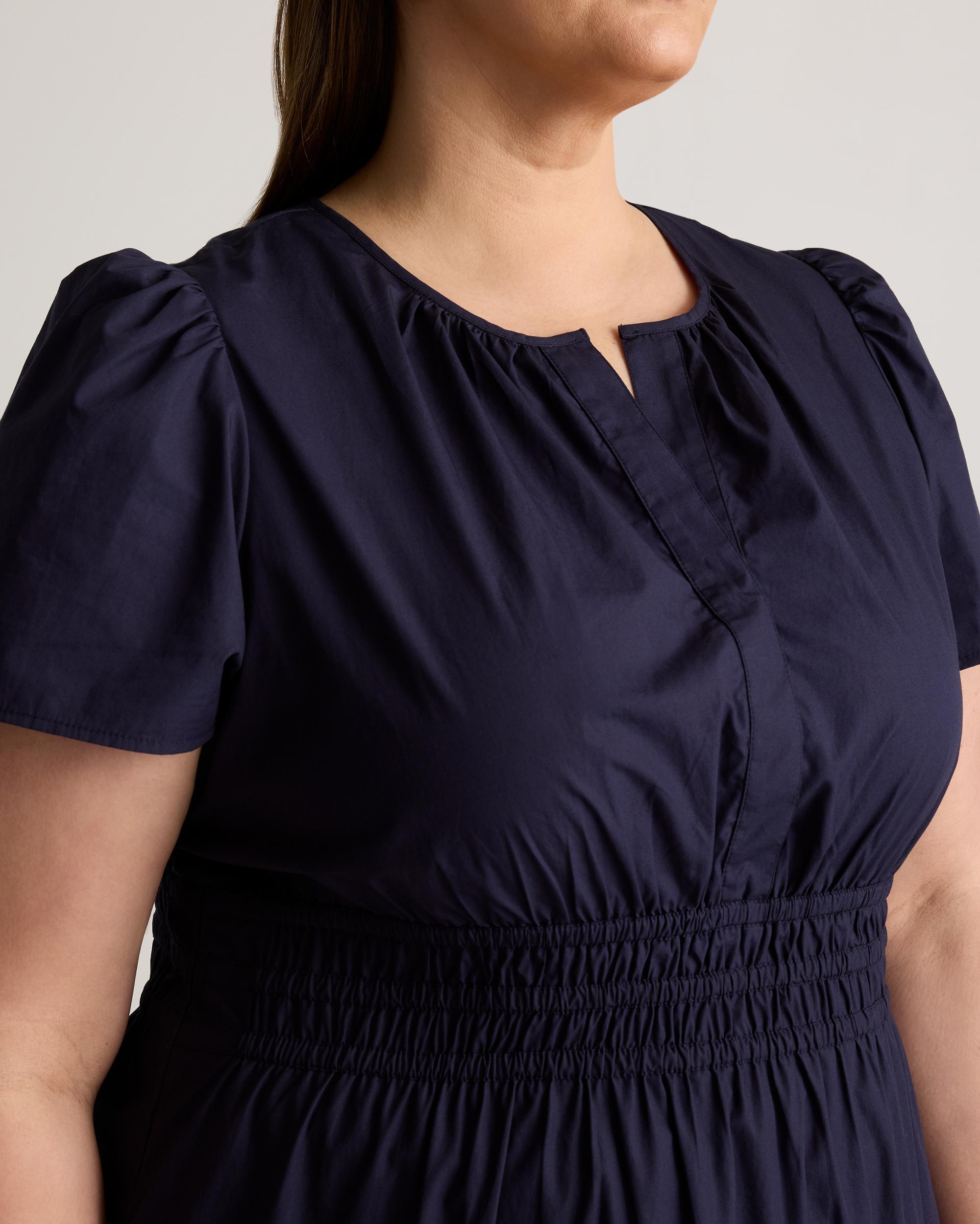 Quince | Women's Poplin Tiered Maxi Dress Organic Cotton Product Image