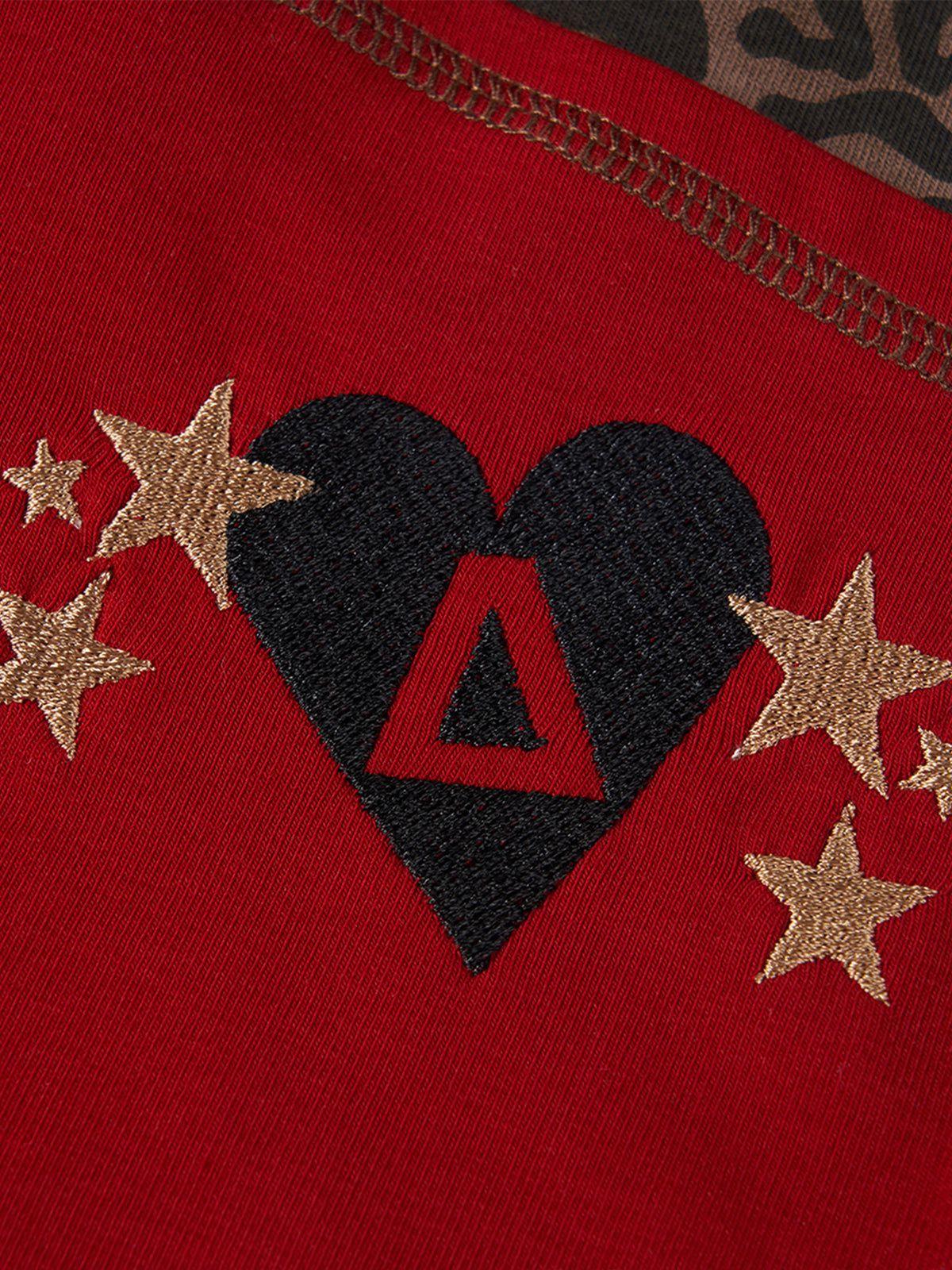 Aelfric Eden Leopard Print Patchwork Cami Top Female Product Image