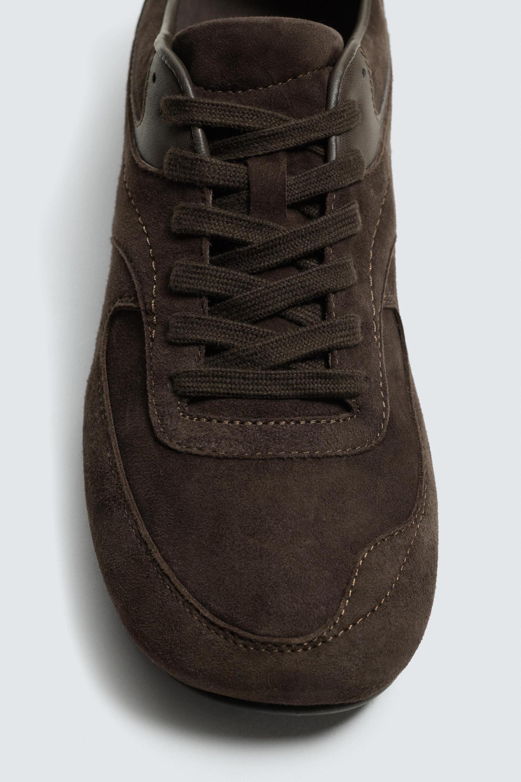 LEATHER SNEAKERS Product Image