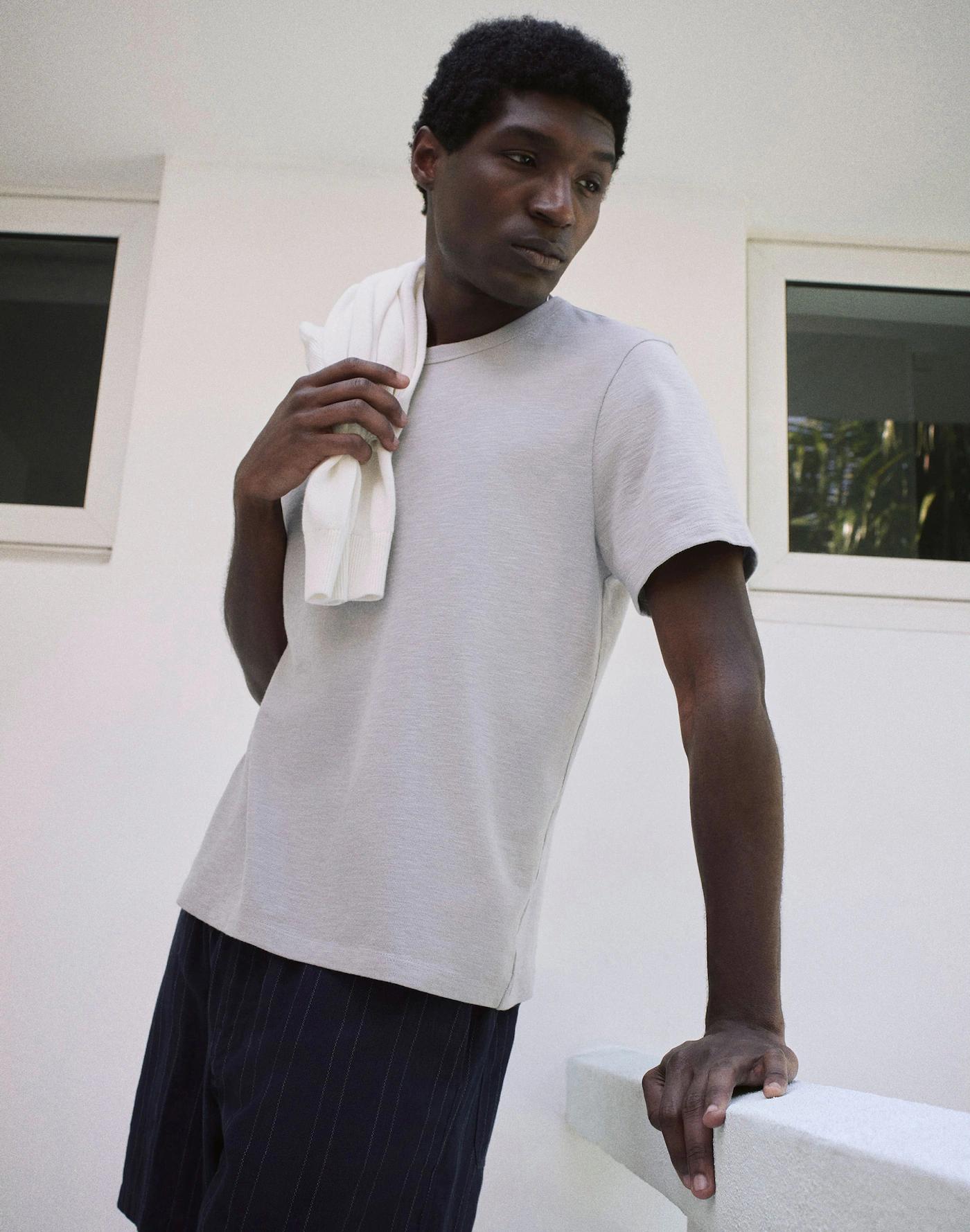 Heavyweight Slub Cotton Tee Product Image