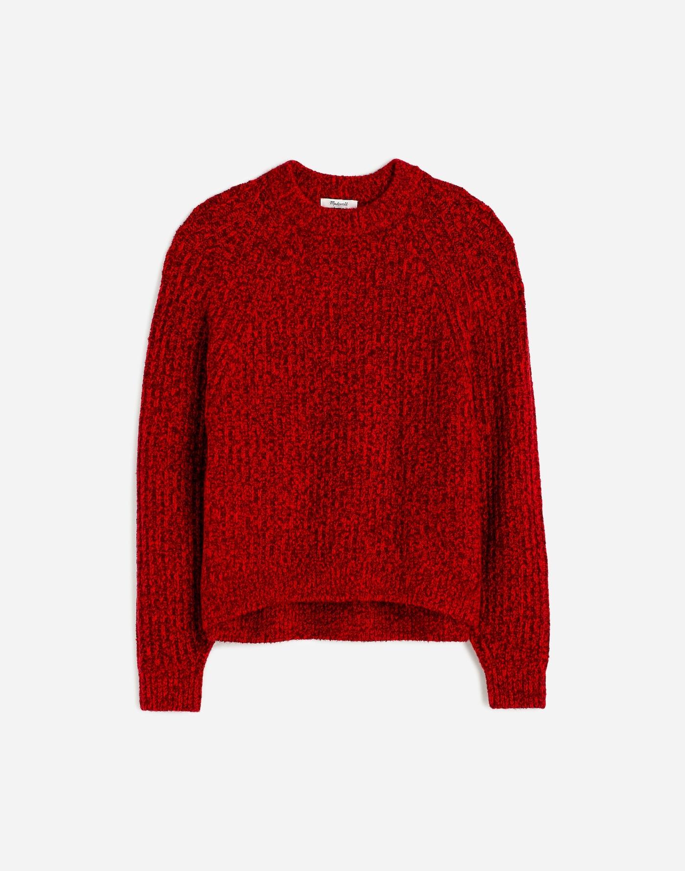 Ribbed Cotton-Blend Sweater Product Image