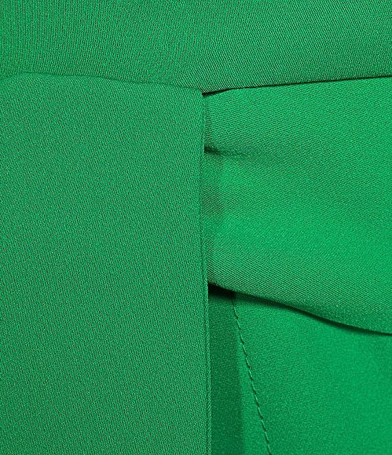 Alex Marie Petite Size Aliza One Shoulder Wide Leg Crepe Jumpsuit Product Image