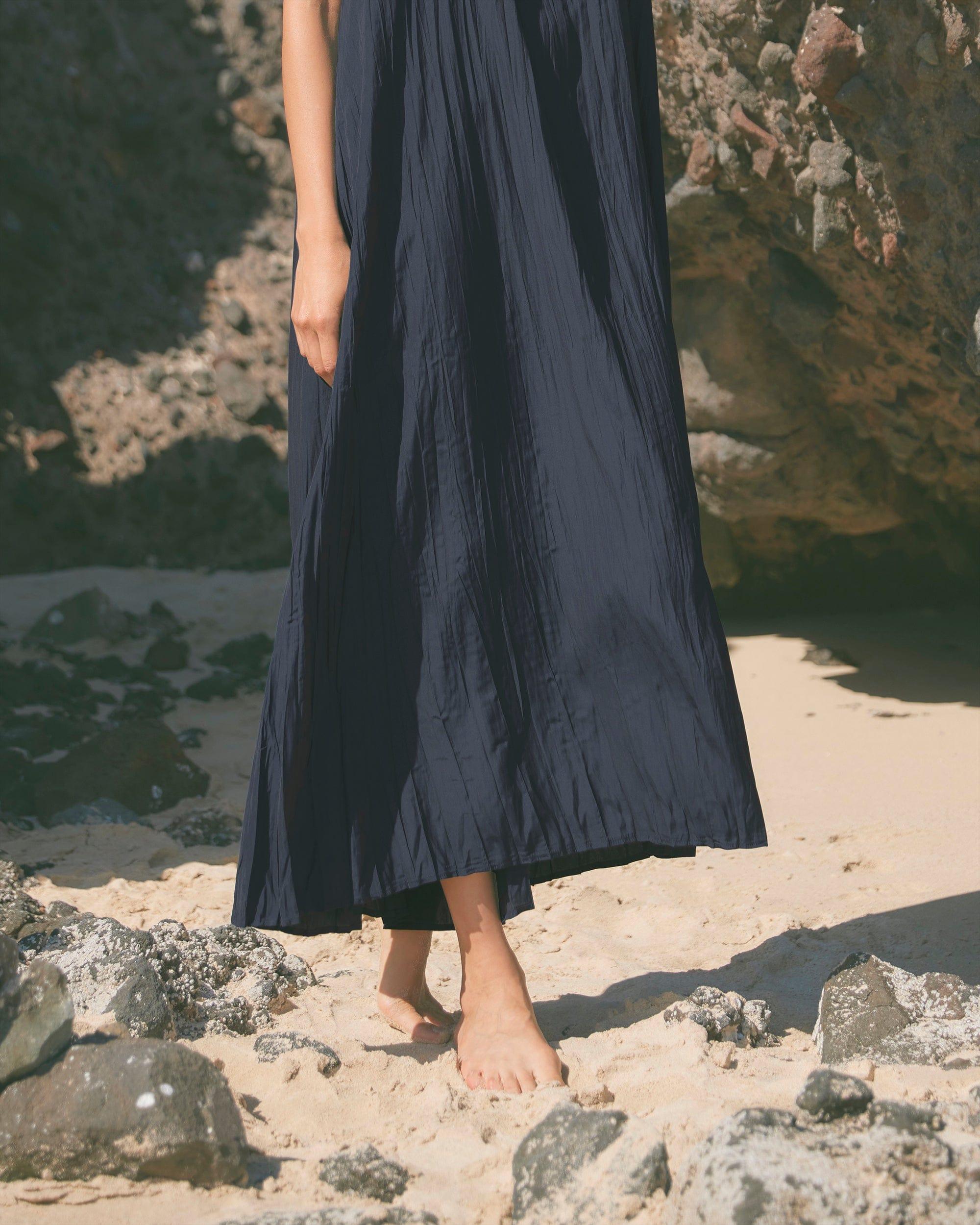 Solange Crinkled Maxi Dress Product Image