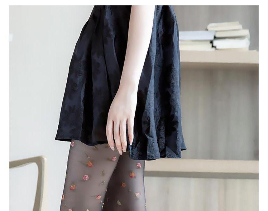 Floral Print Tights Product Image