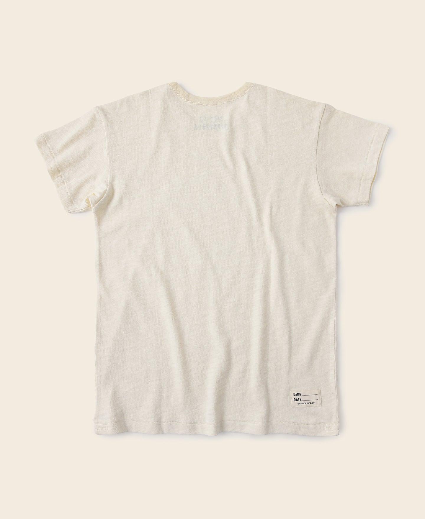 1940s USN Slub Cotton Crew T-Shirt Product Image