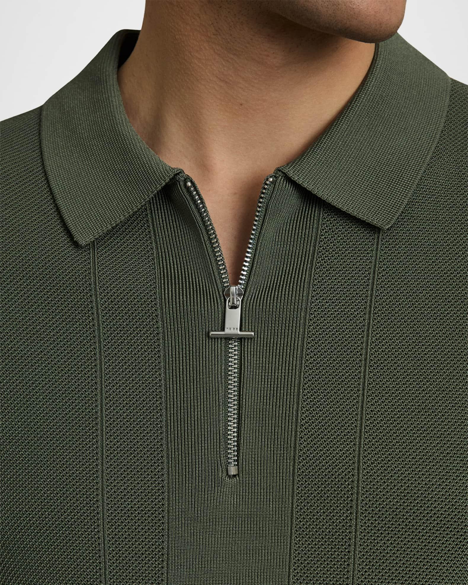 Men's Bart Half-zip Textured Polo Shirt  Product Image