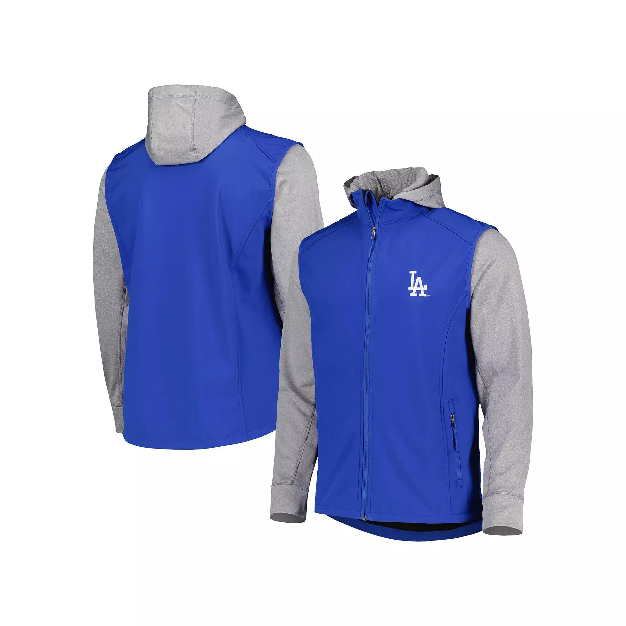 Men's Dunbrooke Royal/Heather Gray Los Angeles Dodgers Alpha Full-Zip Jacket,  Product Image