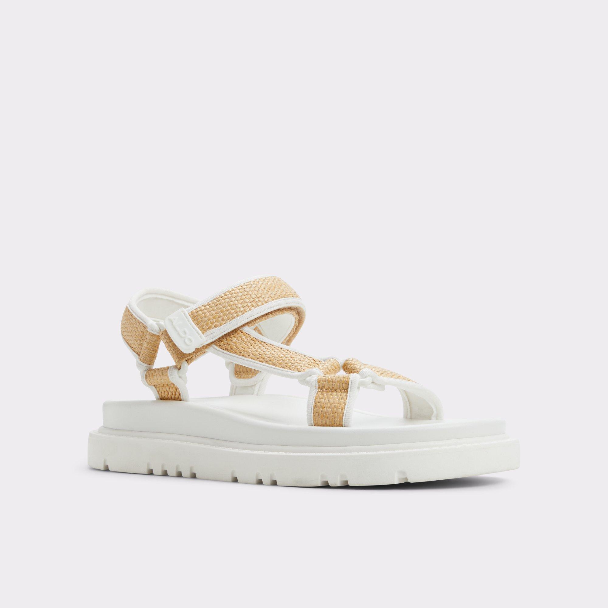 ALDO Oceana - Women's Footbed Sandal Sandals - Beige, Size 9 Product Image