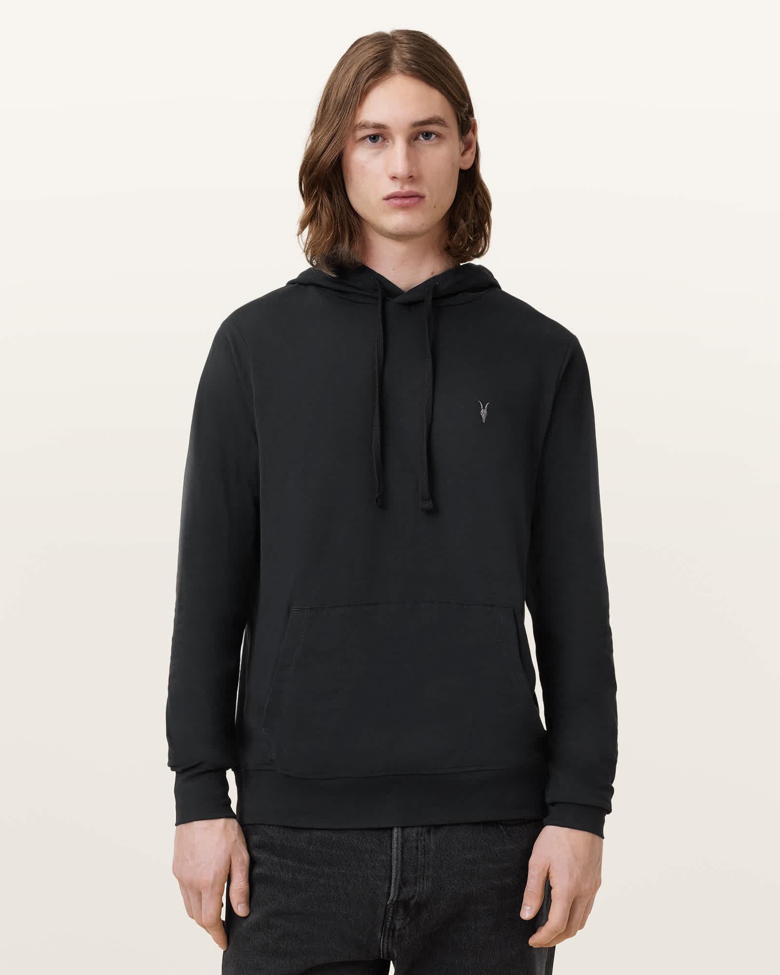 Brace Pullover Brushed Cotton Ramskull Hoodie Product Image