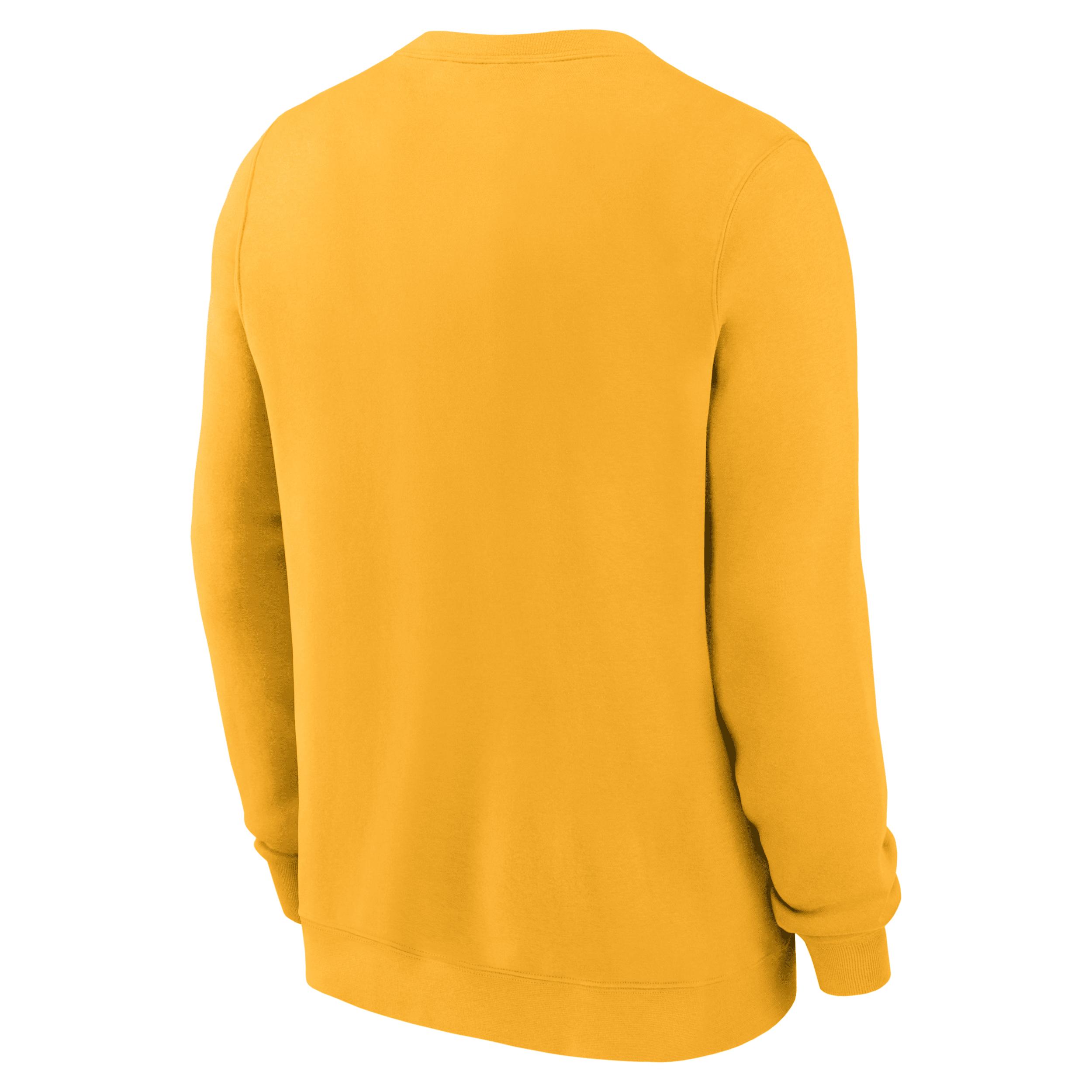 West Virginia Mountaineers Primetime Primary Stack Nike Men's College Pullover Crew Product Image