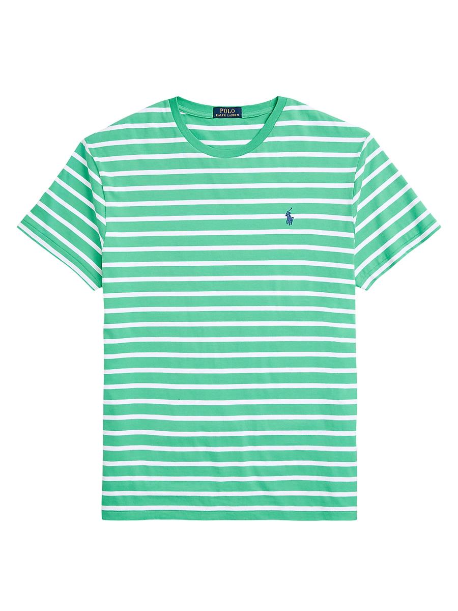 Mens Striped Jersey T-Shirt Product Image