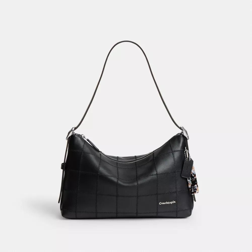 Alter/Ego Shoulder Bag In Checkerboard Upcrafted Leather Product Image