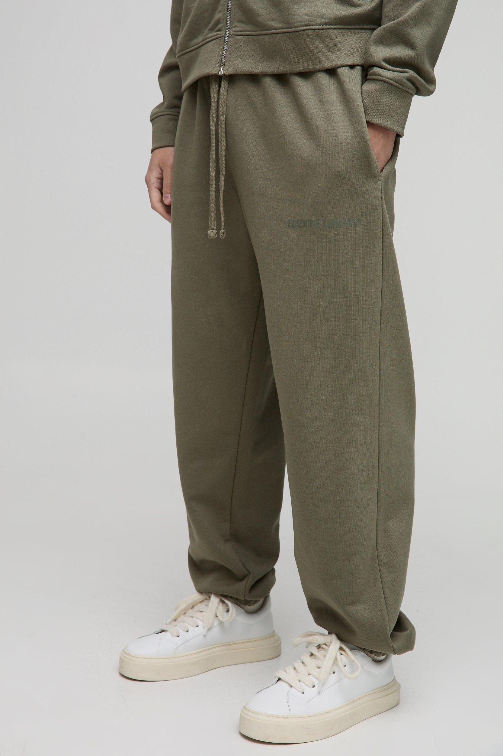 Oversized Edizione Limitata Heavyweight Sweatpants | boohooMAN USA Product Image