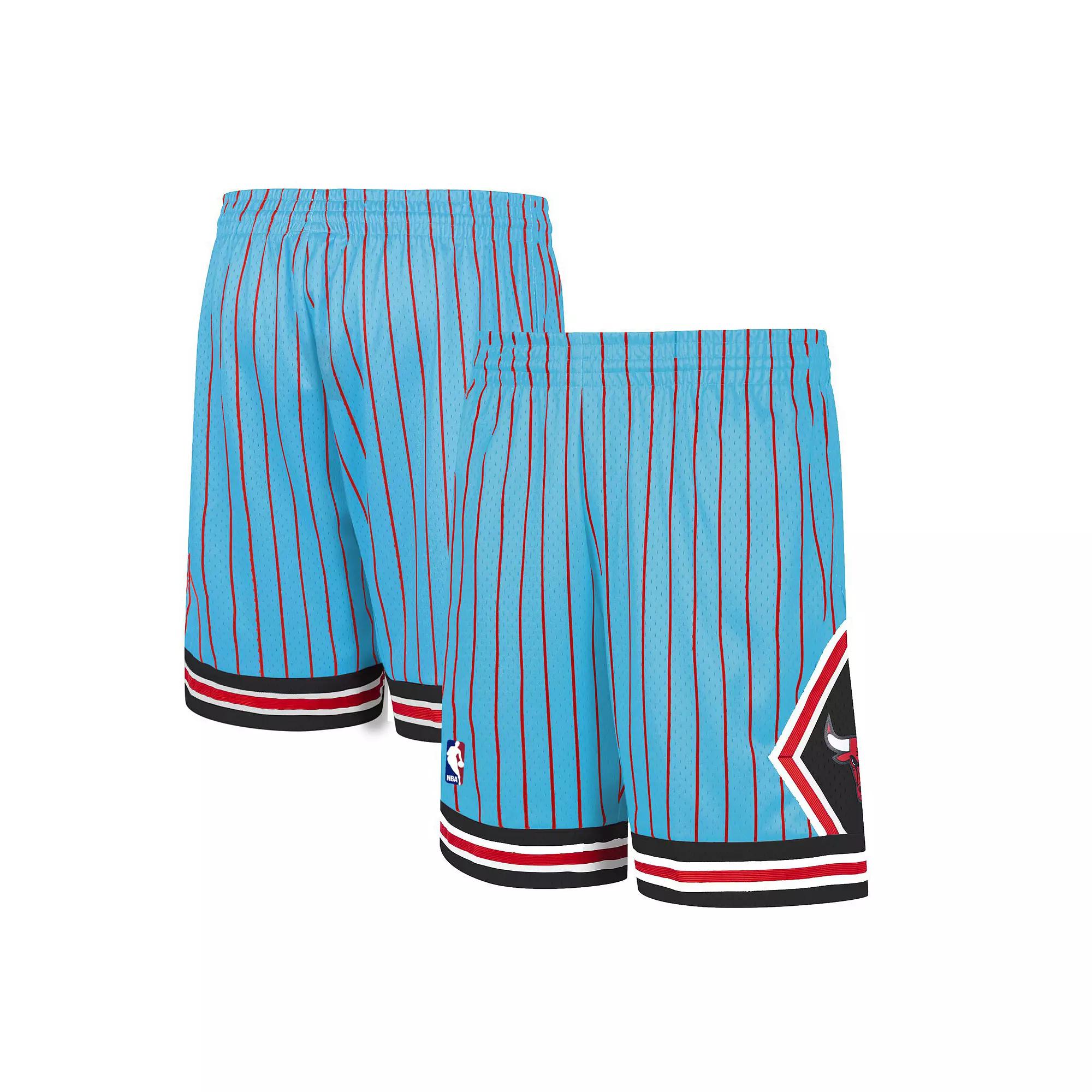Men's Mitchell & Ness Blue Chicago Bulls Hardwood Classic Reload Swingman Shorts, Size: Large Product Image