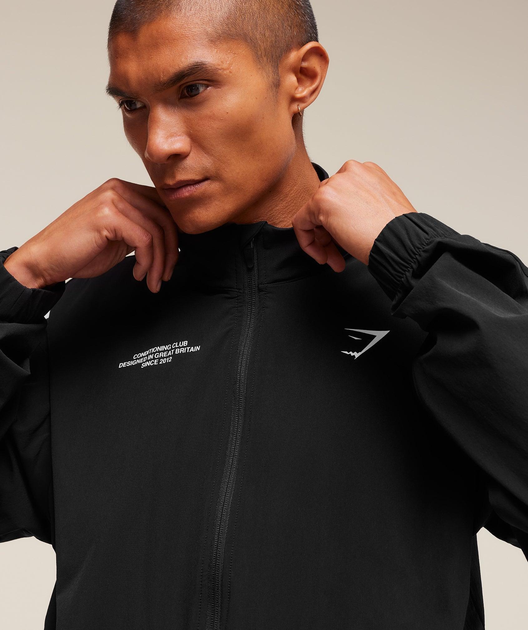Gymshark Conditioning Club Track Jacket - Black Male Product Image