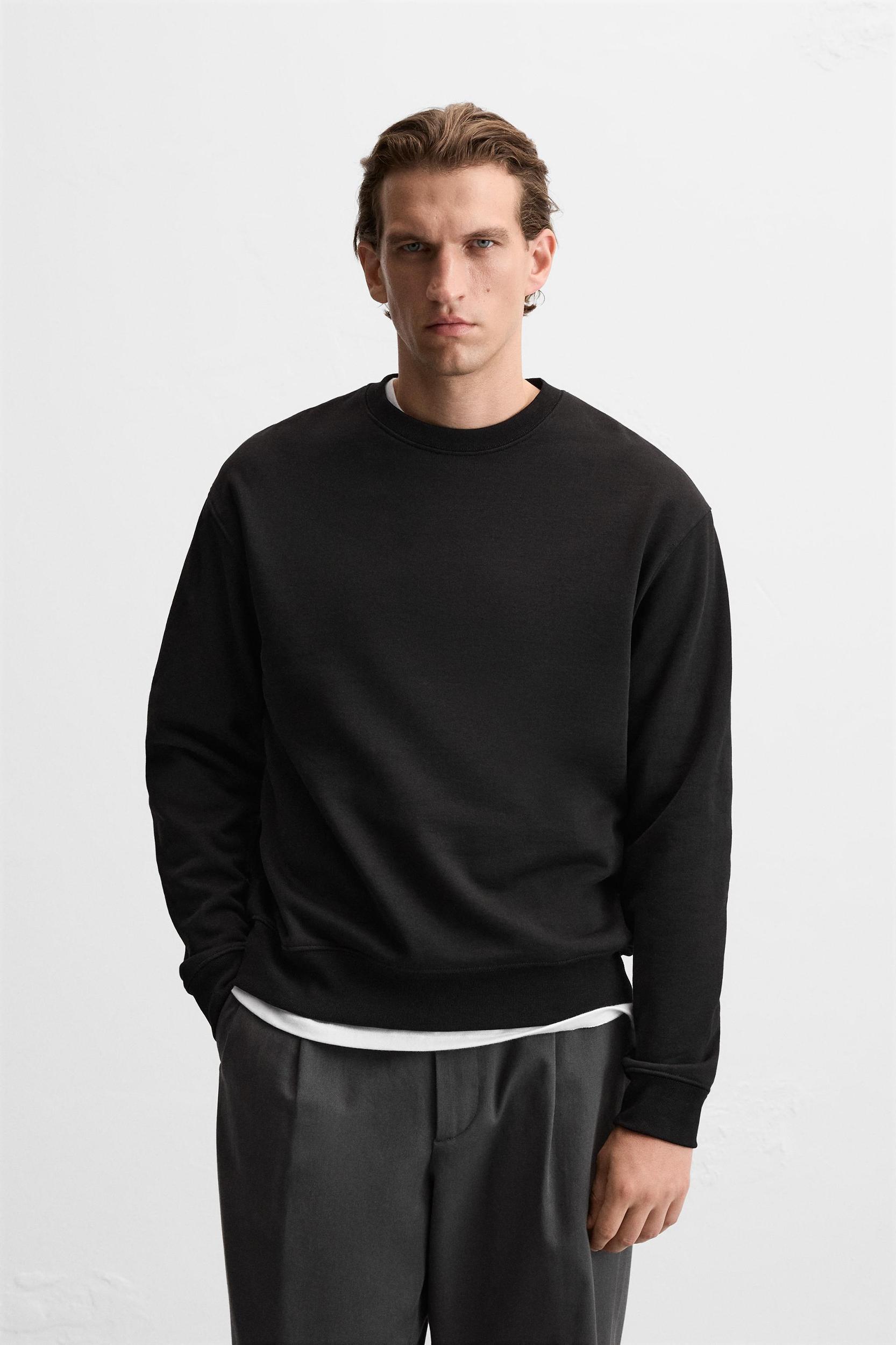 BASIC CREW NECK SWEATSHIRT Product Image