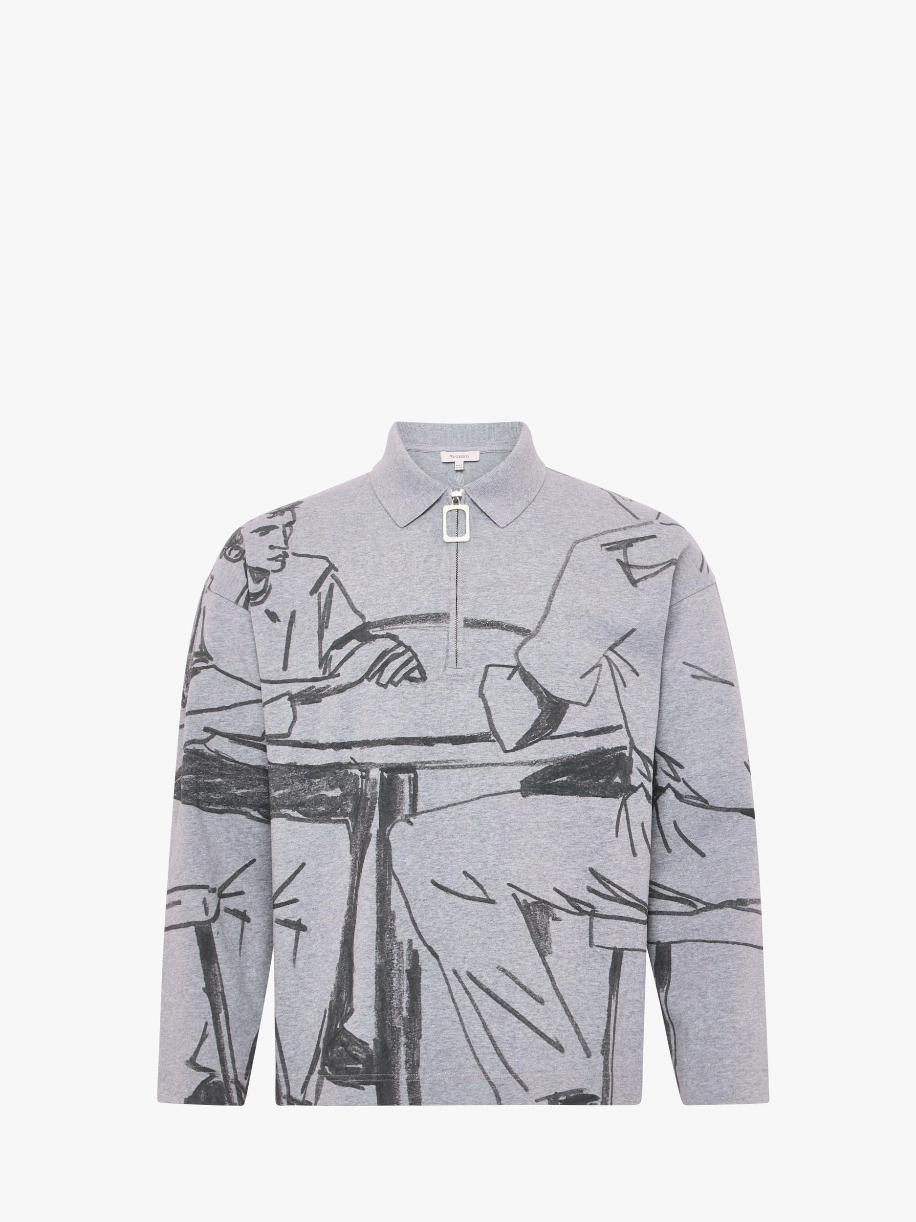 PRINTED RUGBY POLO Product Image