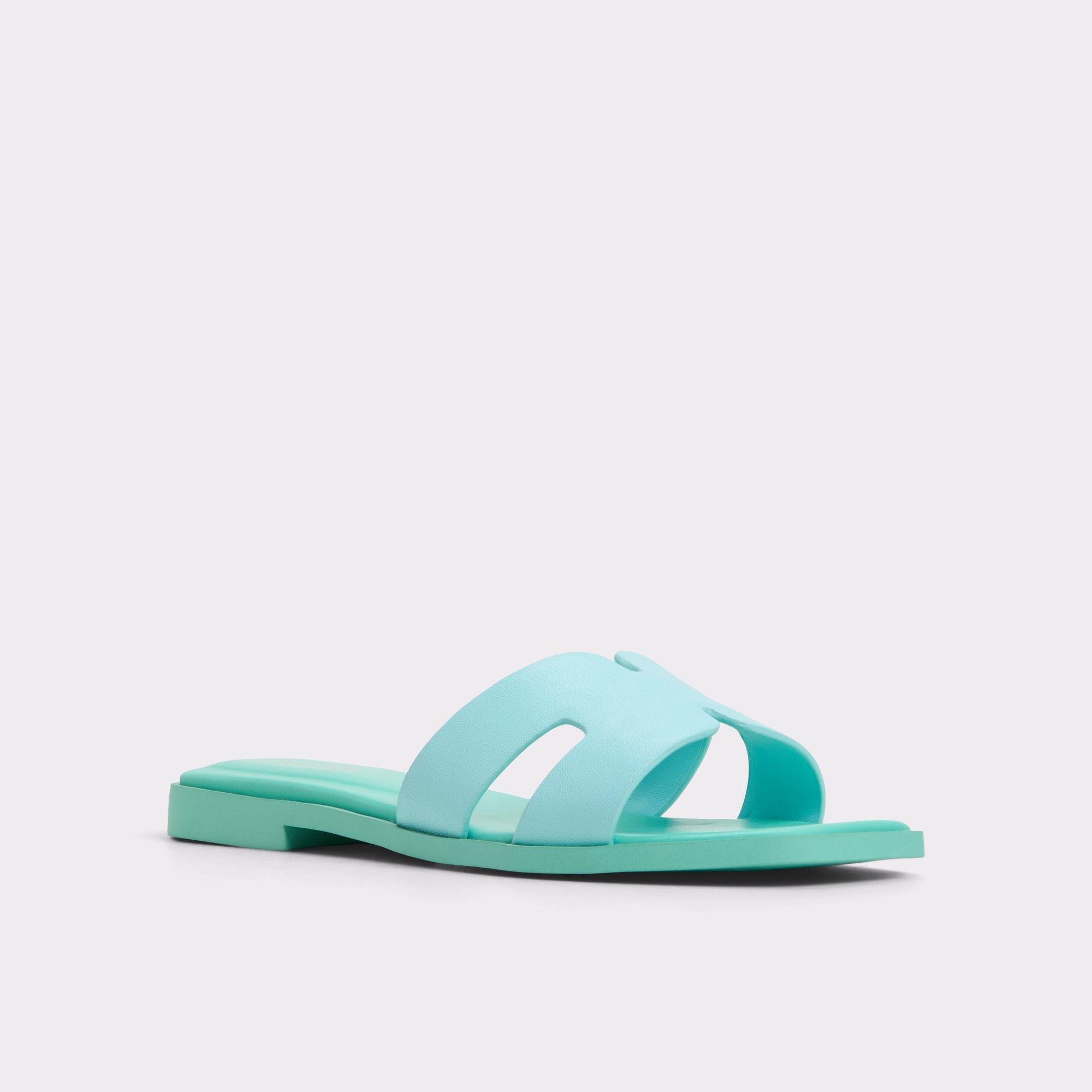 Itsandal Turquoise Women's Flat Sandals | ALDO US Product Image