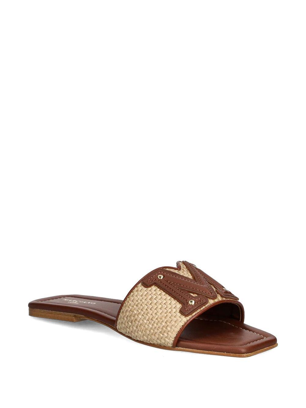 Marciano raffia slides Product Image