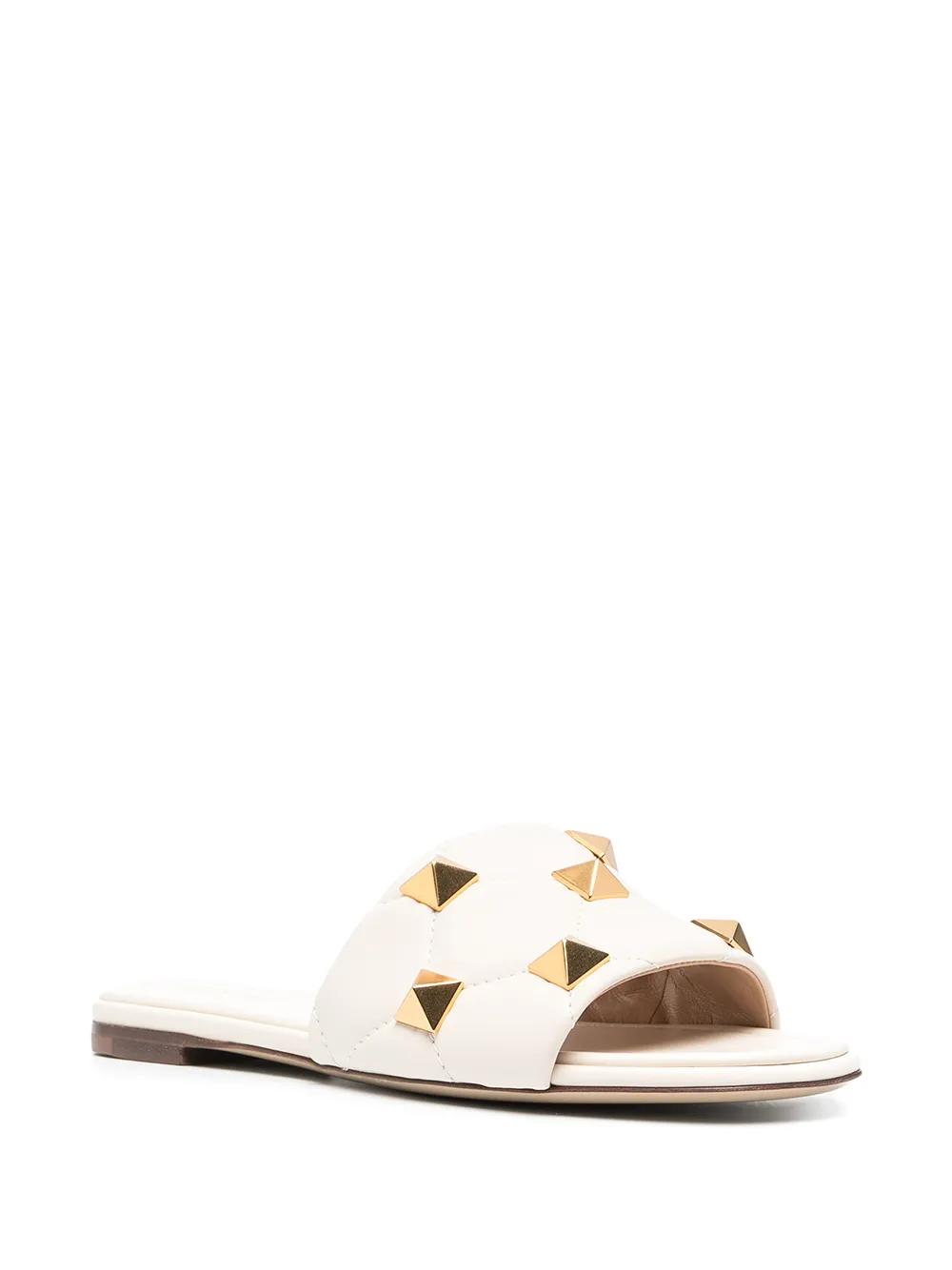 Roman Stud flat leather sandals Product Image