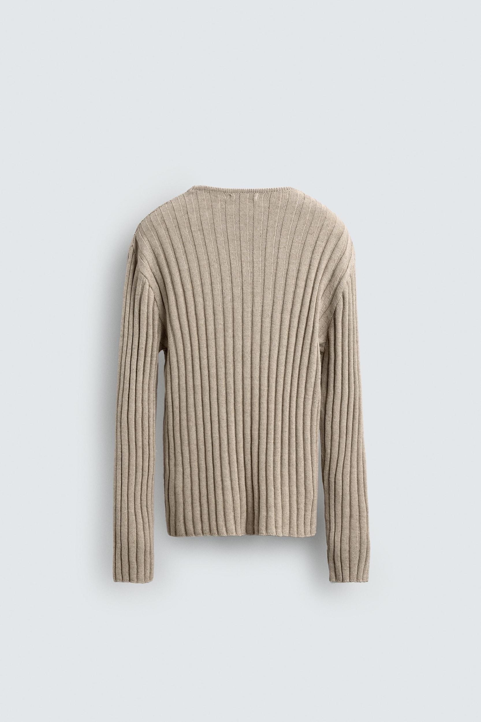 LIGHTWEIGHT RIBBED SWEATER Product Image