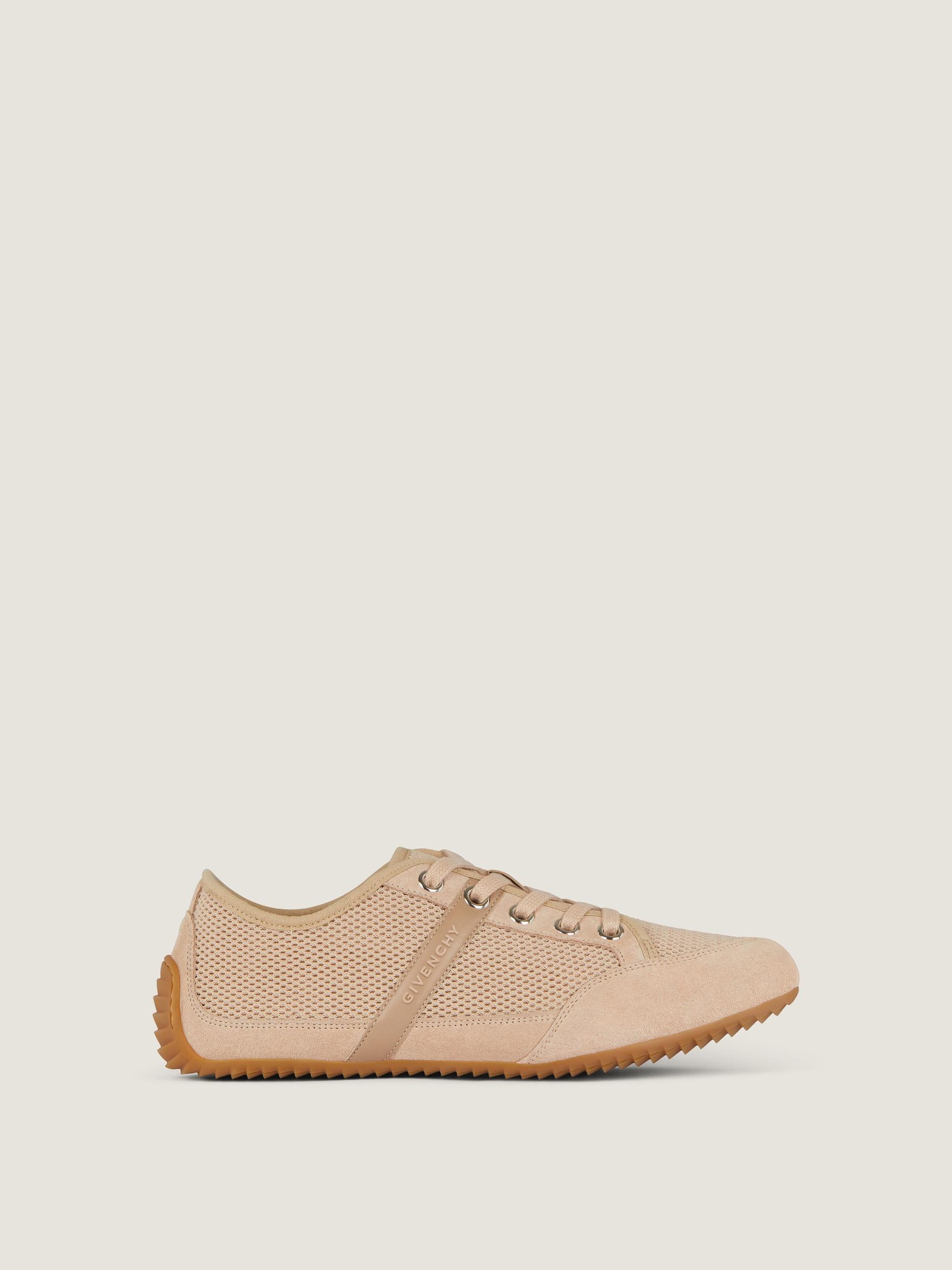 Slim sneakers in mesh and suede Product Image