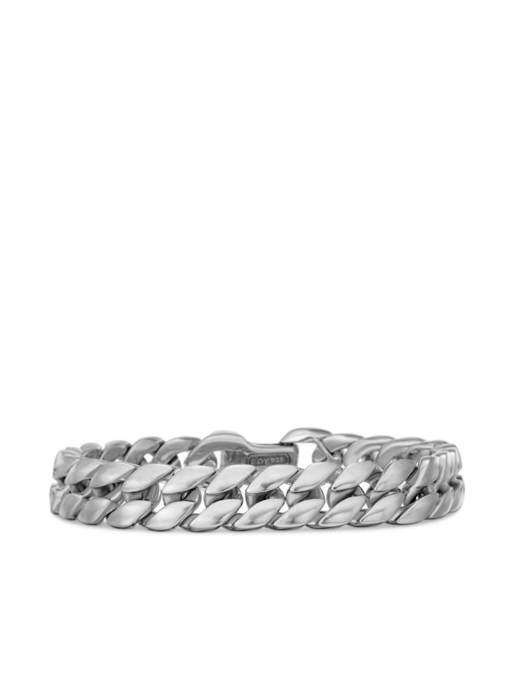 sterling silver Curb Chain bracelet (11.5mm) Product Image