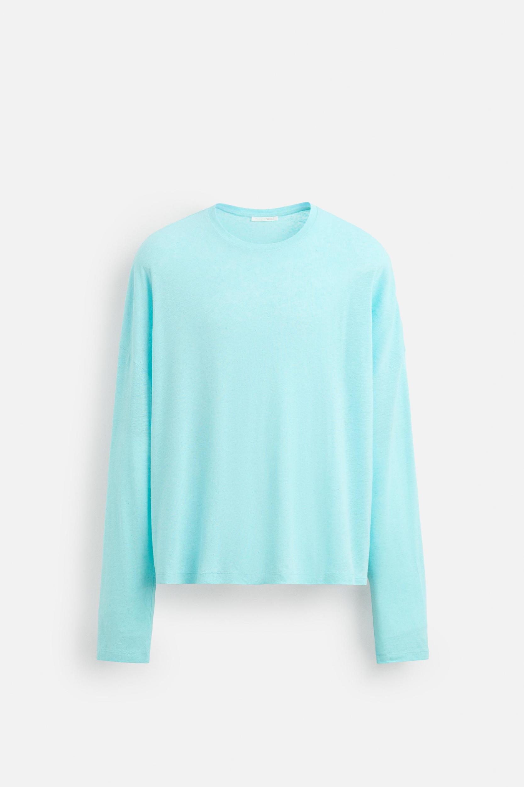 VISCOSE LINEN T-SHIRT Product Image