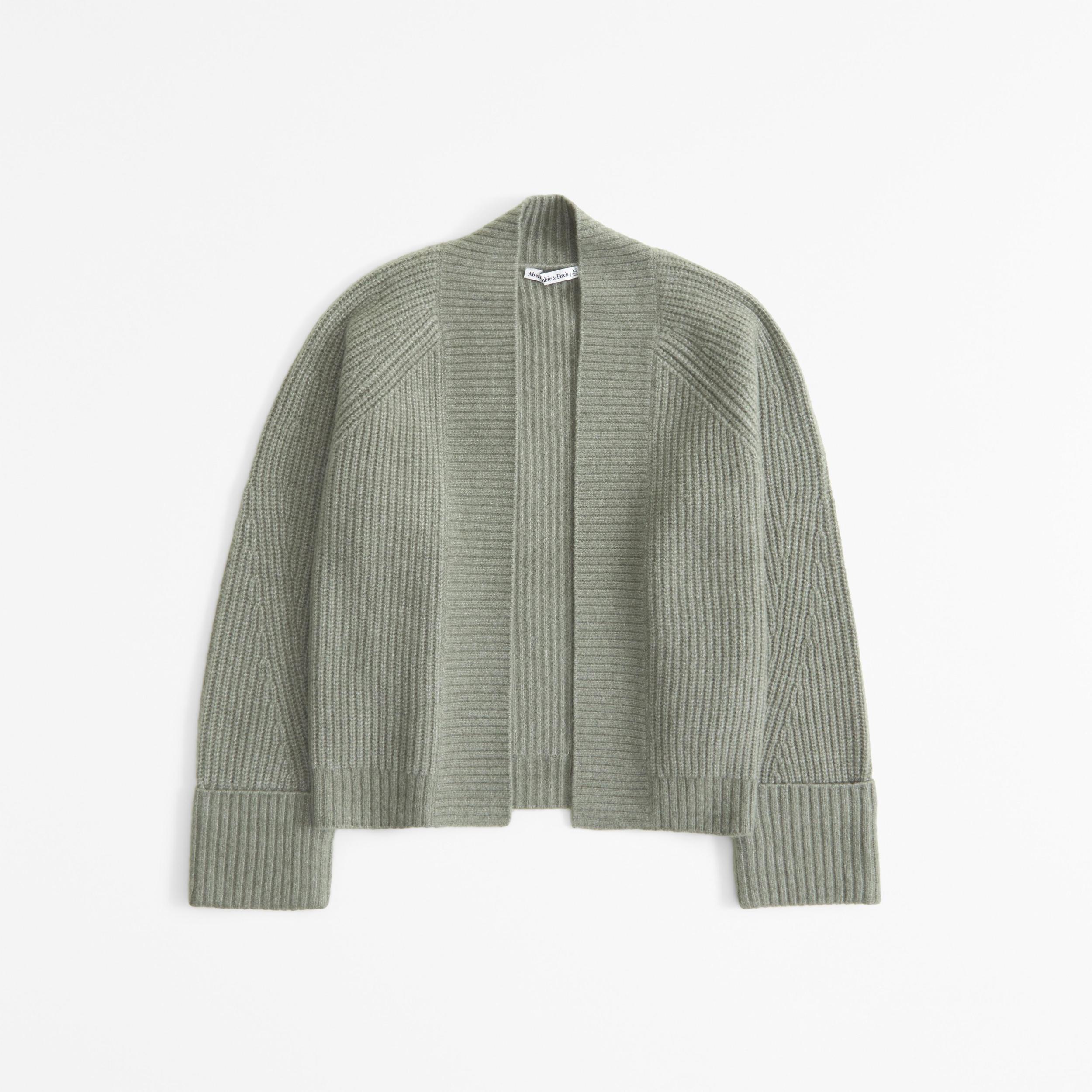 Ribbed Non-Closure Cardigan Product Image
