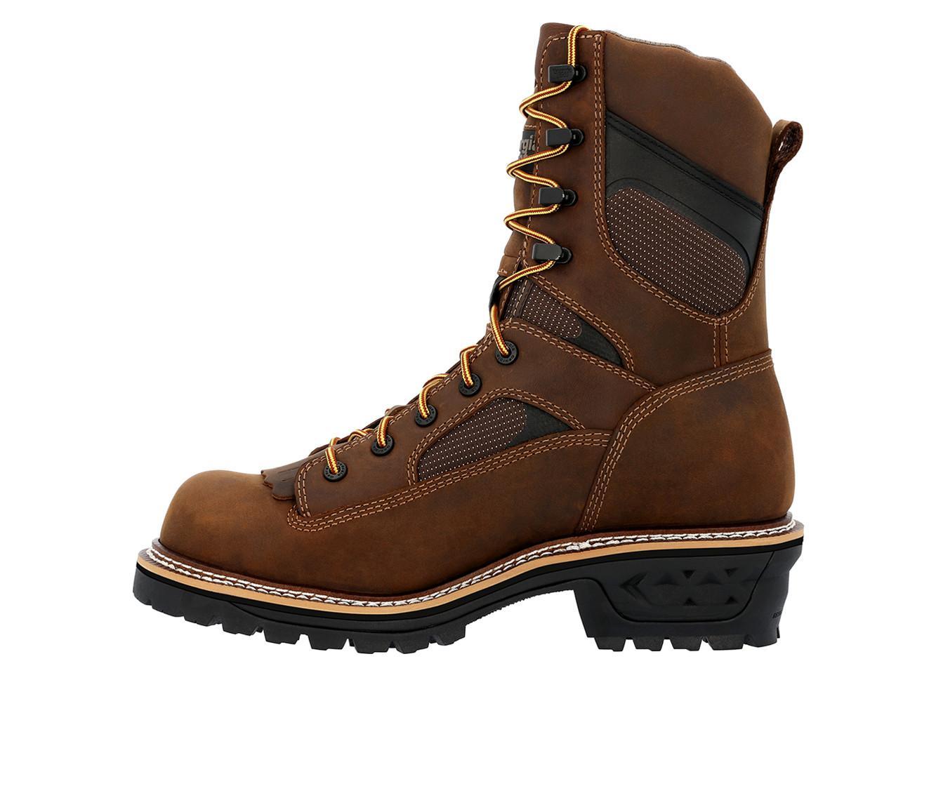 Men's Georgia Boot LTX Logger Composite Toe Waterproof Work Boots Product Image