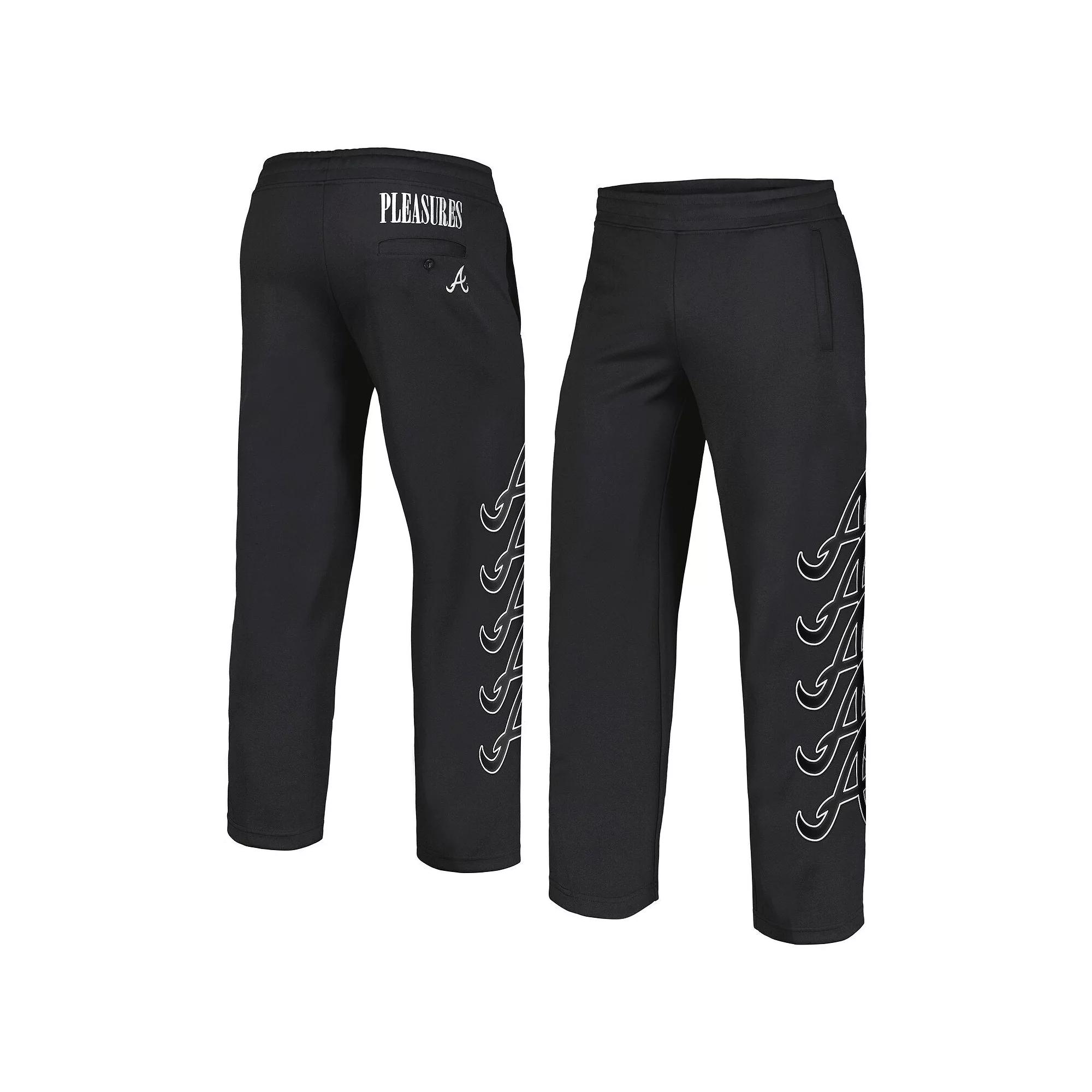 Men's Black San Diego Padres Pitcher Track Pants, Size: Small Product Image