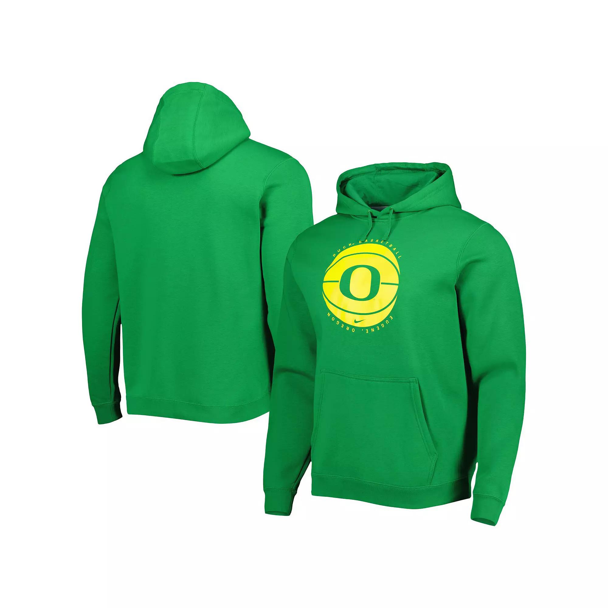 Men's Nike Green Oregon Ducks Basketball Pullover Hoodie,  Product Image