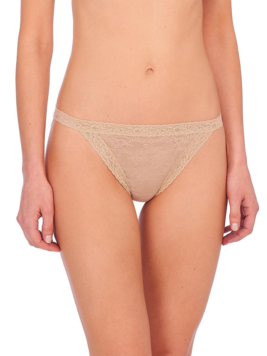 Womens Escape Front Lace String Bikini Panty Product Image