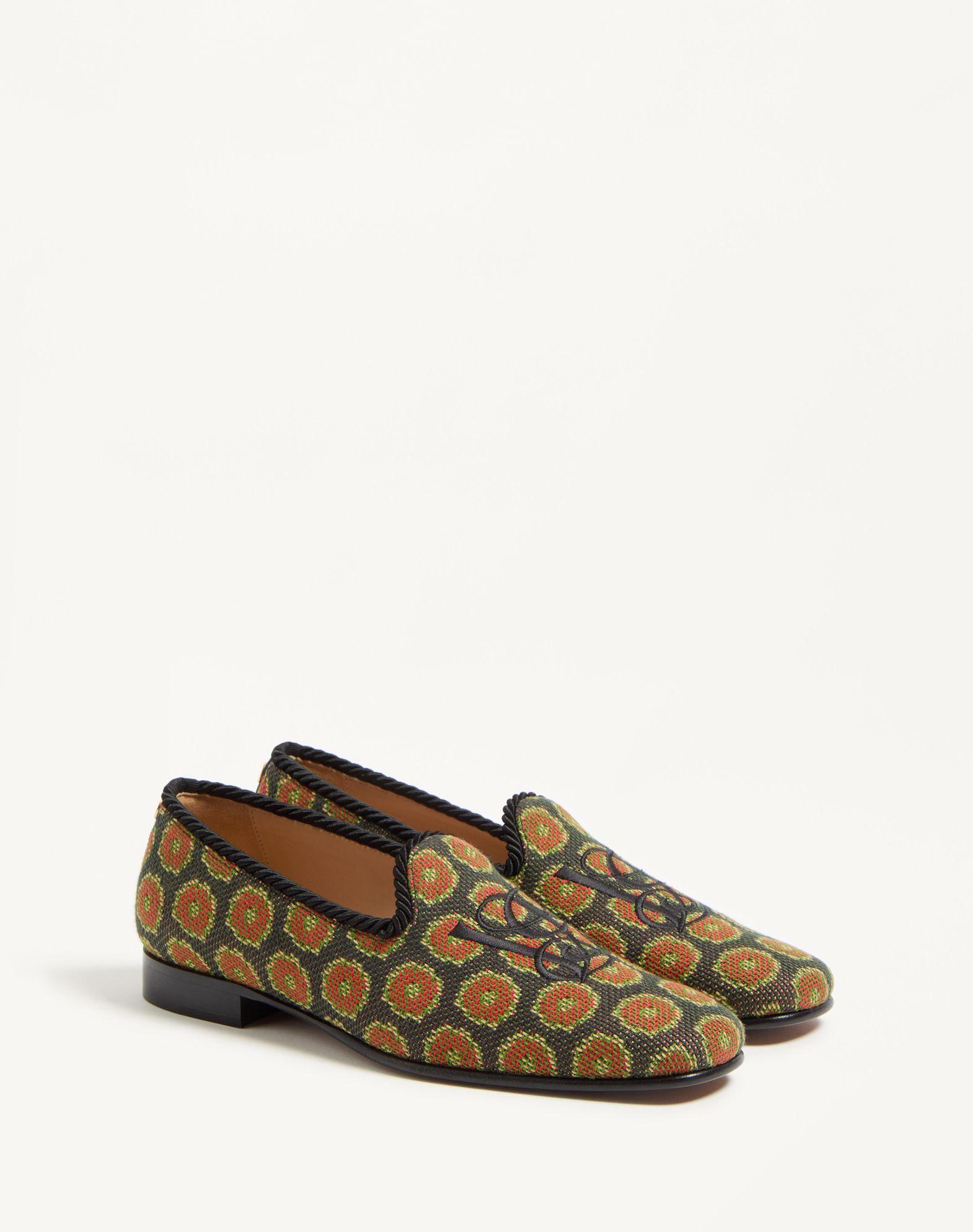 Les Alcôvettes Loafer In Jacquard Fabric Product Image