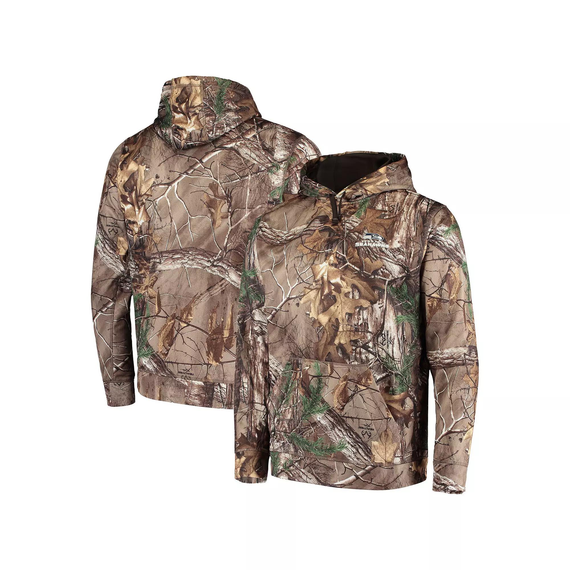 Men's Dunbrooke Realtree Camo Seattle Seahawks Circle Champion Tech Fleece Pullover Hoodie,  Product Image