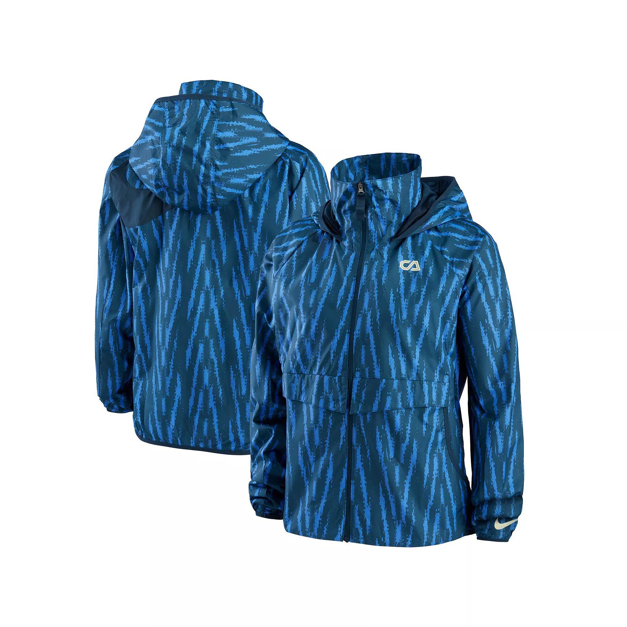Women's Nike Navy Club America AWF Raglan Full-Zip Jacket,  Product Image
