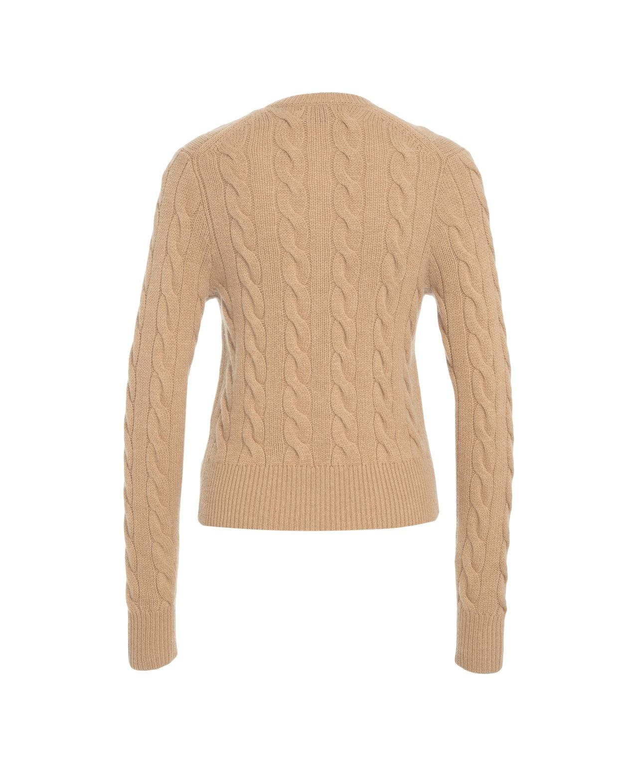 Cardigan with cable knit pattern Product Image
