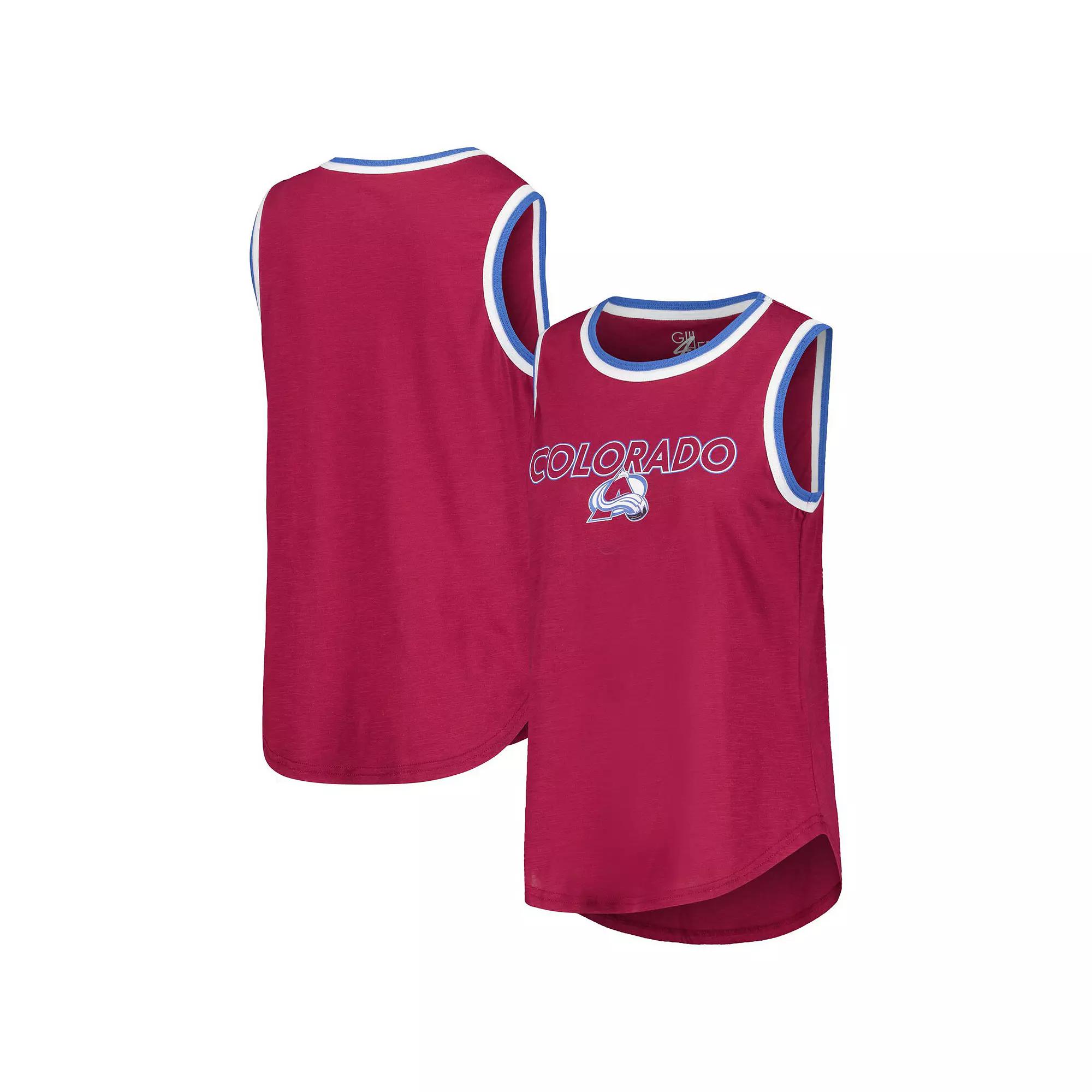 Women's G-III 4Her by Carl Banks Burgundy Colorado Avalanche Strategy Tank Top,  Product Image