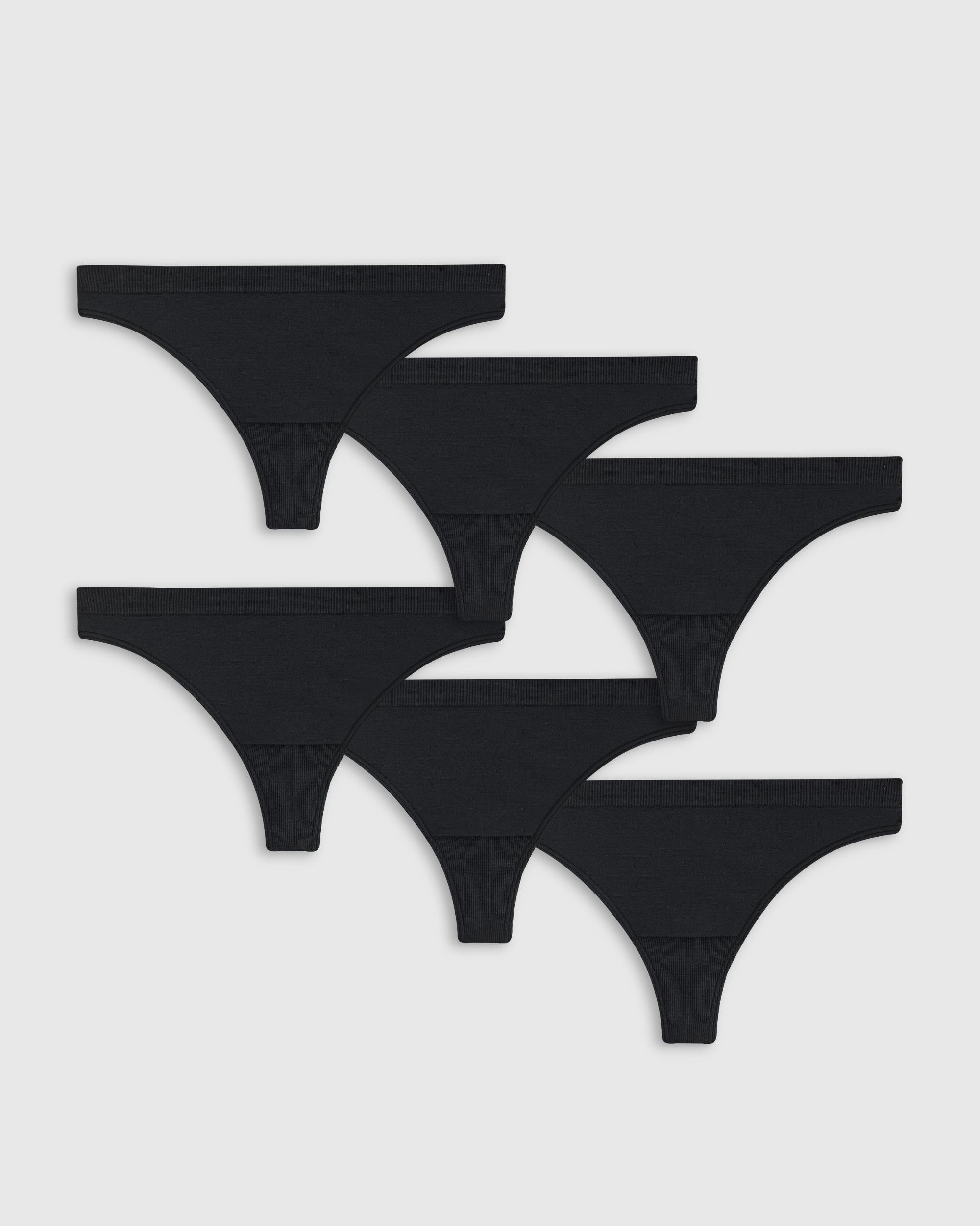 Quince | Women's Smoothing Comfort Thong Nylon/Spandex Product Image