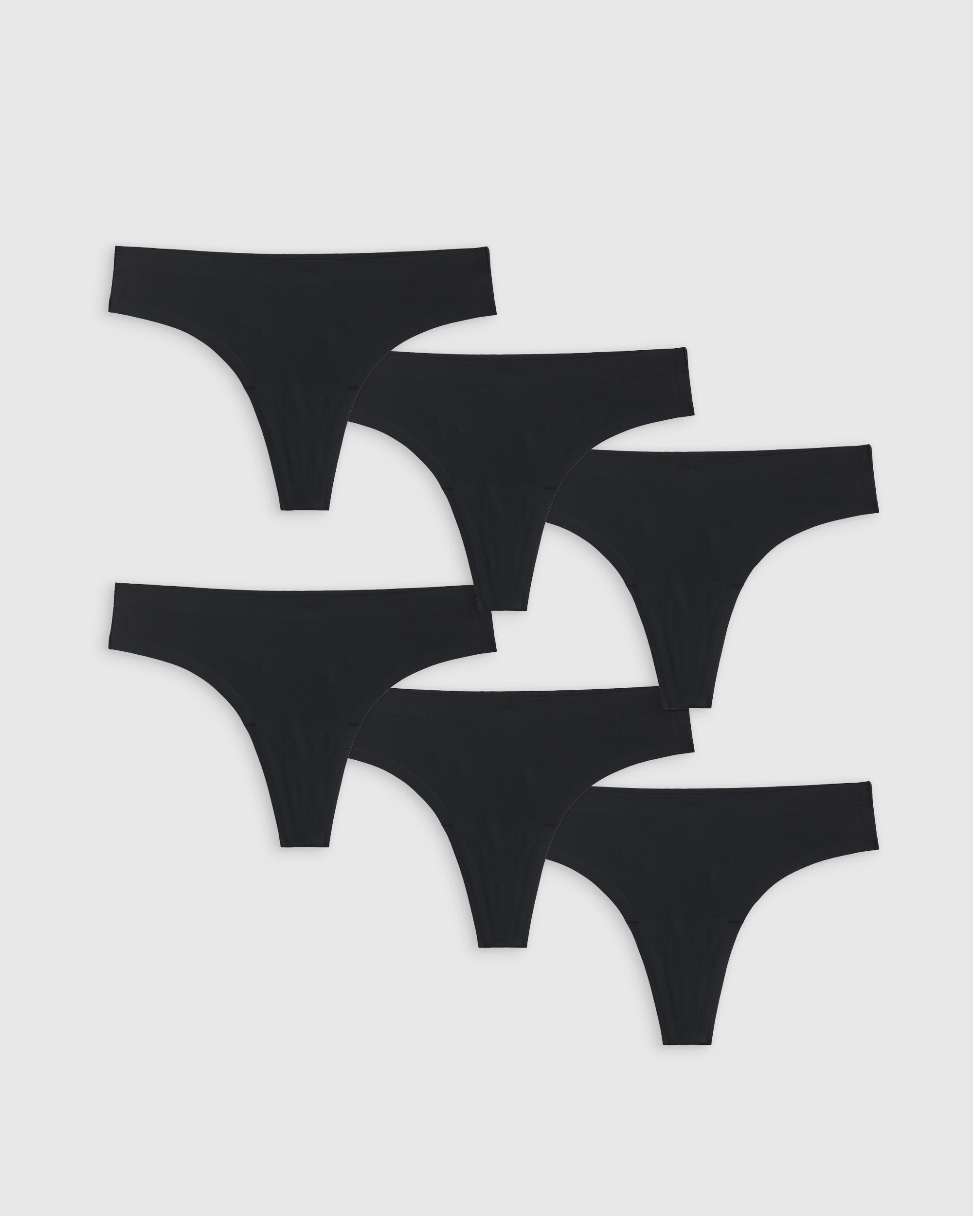 Quince | Women's Invisible Bonded Thong Nylon/Spandex Product Image